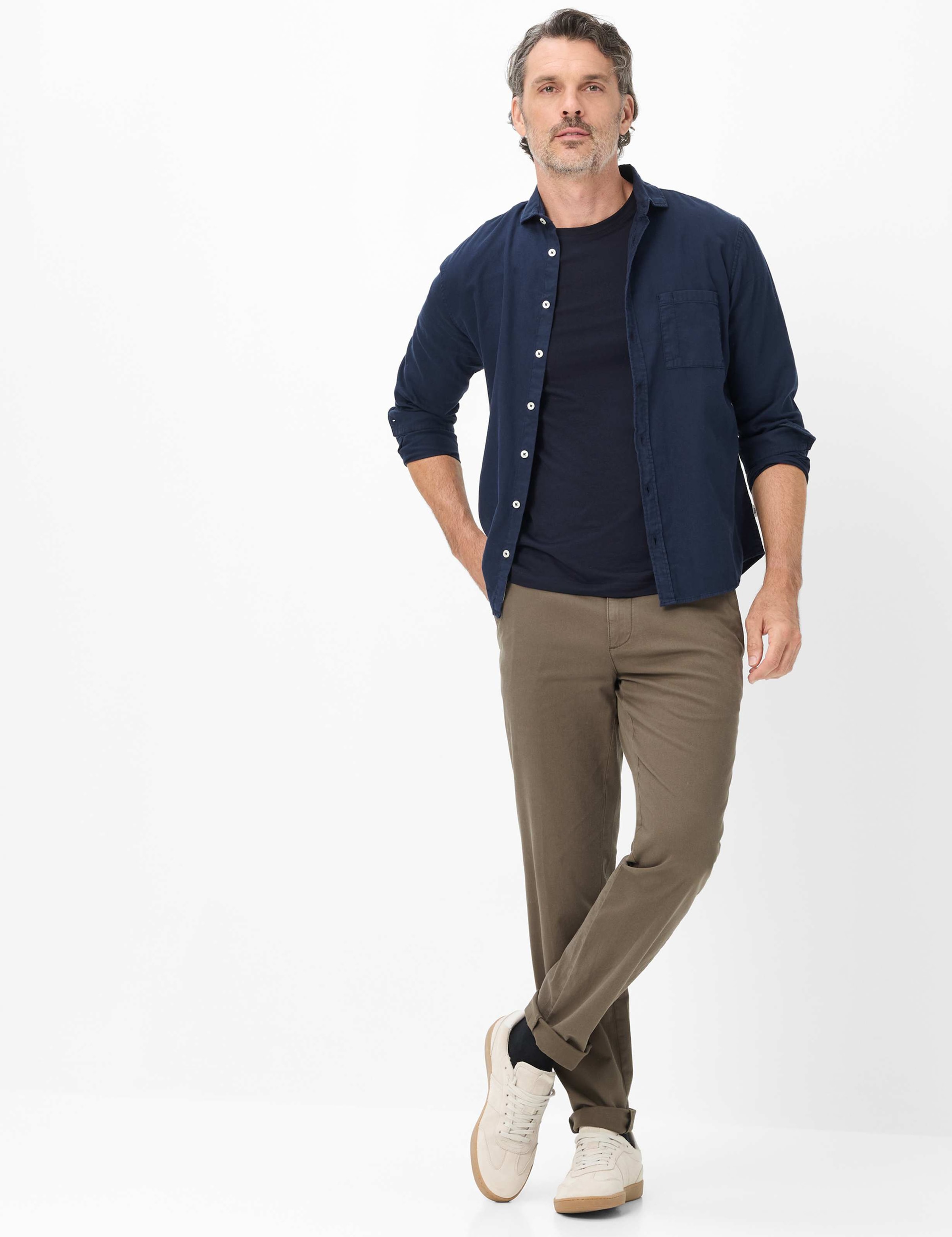 EUREX by BRAX Chinohose »Style JIM«  Flatfronthose im Regular Fit