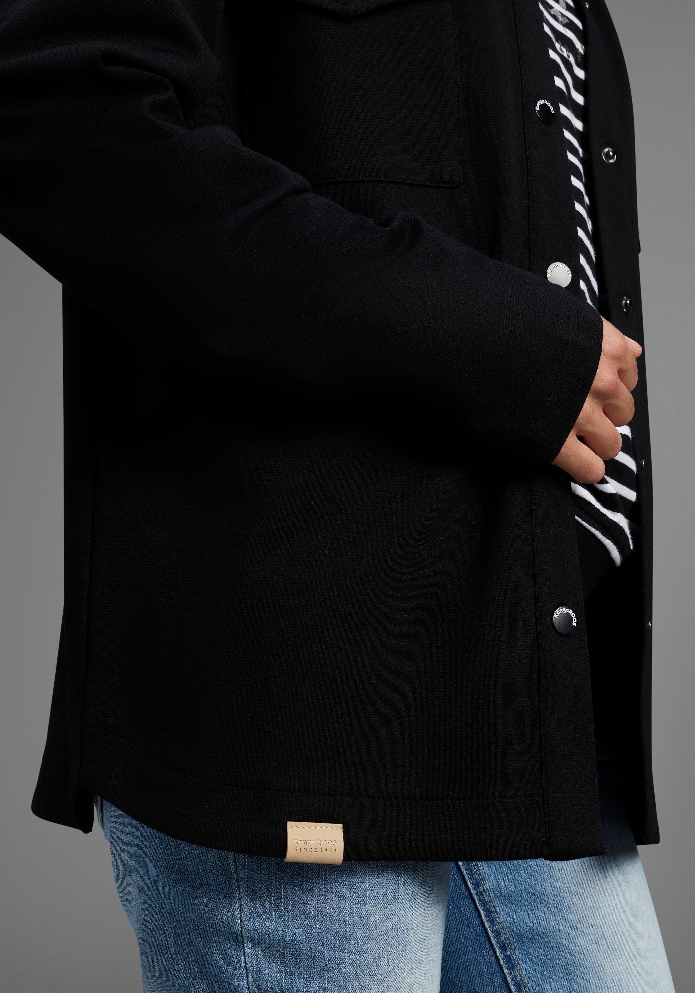KangaROOS Jerseyblazer, mit Knopfleiste