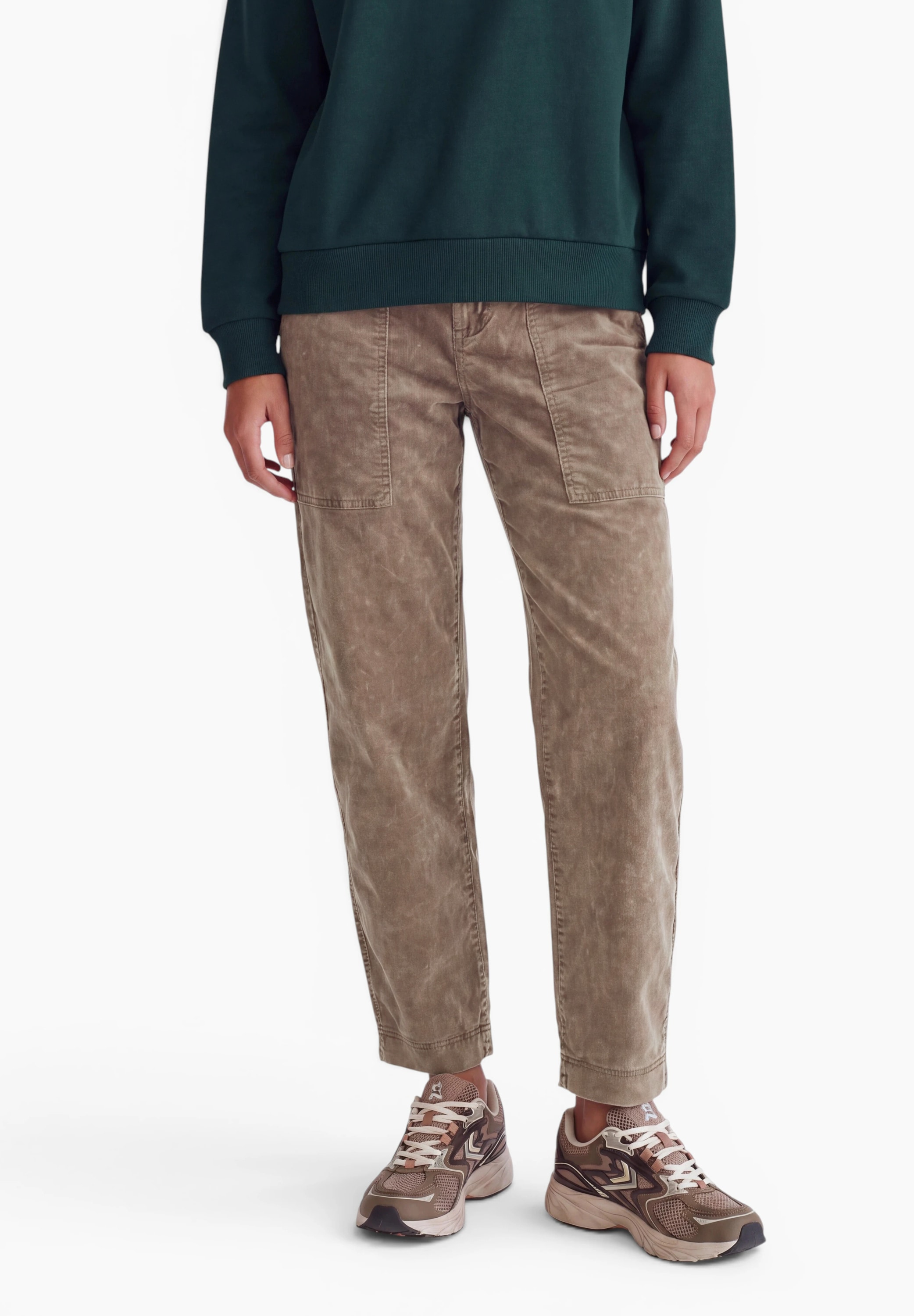 STREET ONE STUDIO Cordhose  mit Elastikbund