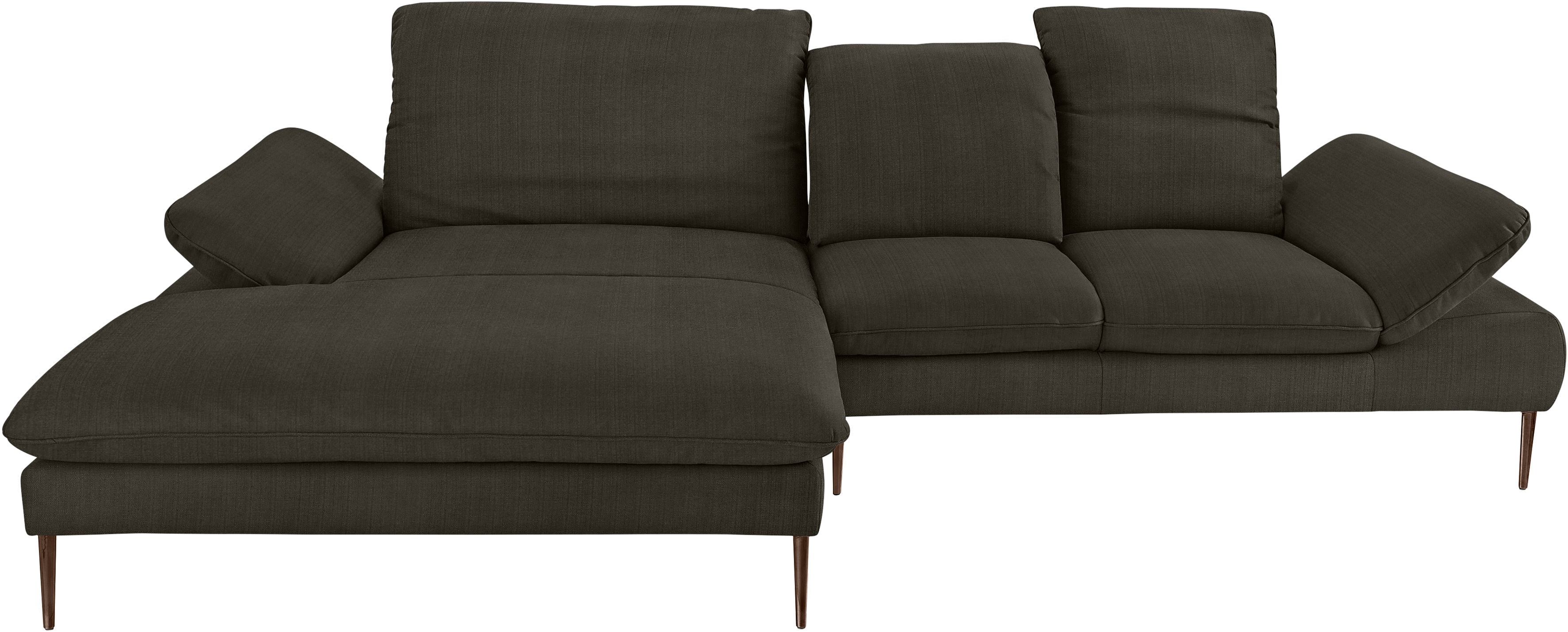 Thumbnail - W.SCHILLIG Ecksofa "enjoy&MORE, Designsofa, bequem, zeitlos und elegant, L-Form", Sitztiefenverstellung, Füße bronze pul...
