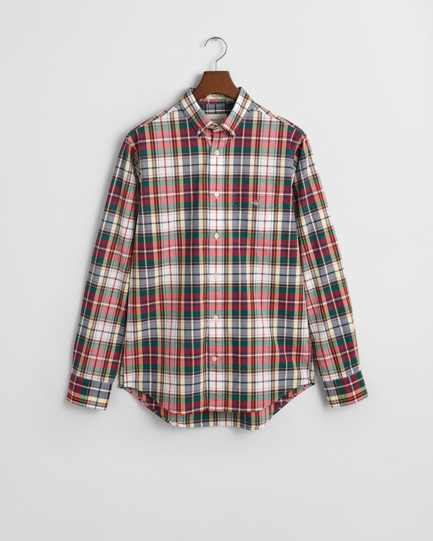 Gant Karohemd »REG POPLIN TARTAN CHECK SHIRT«, Regular Fit Popeline Hemd mit Tartan-Karomuster