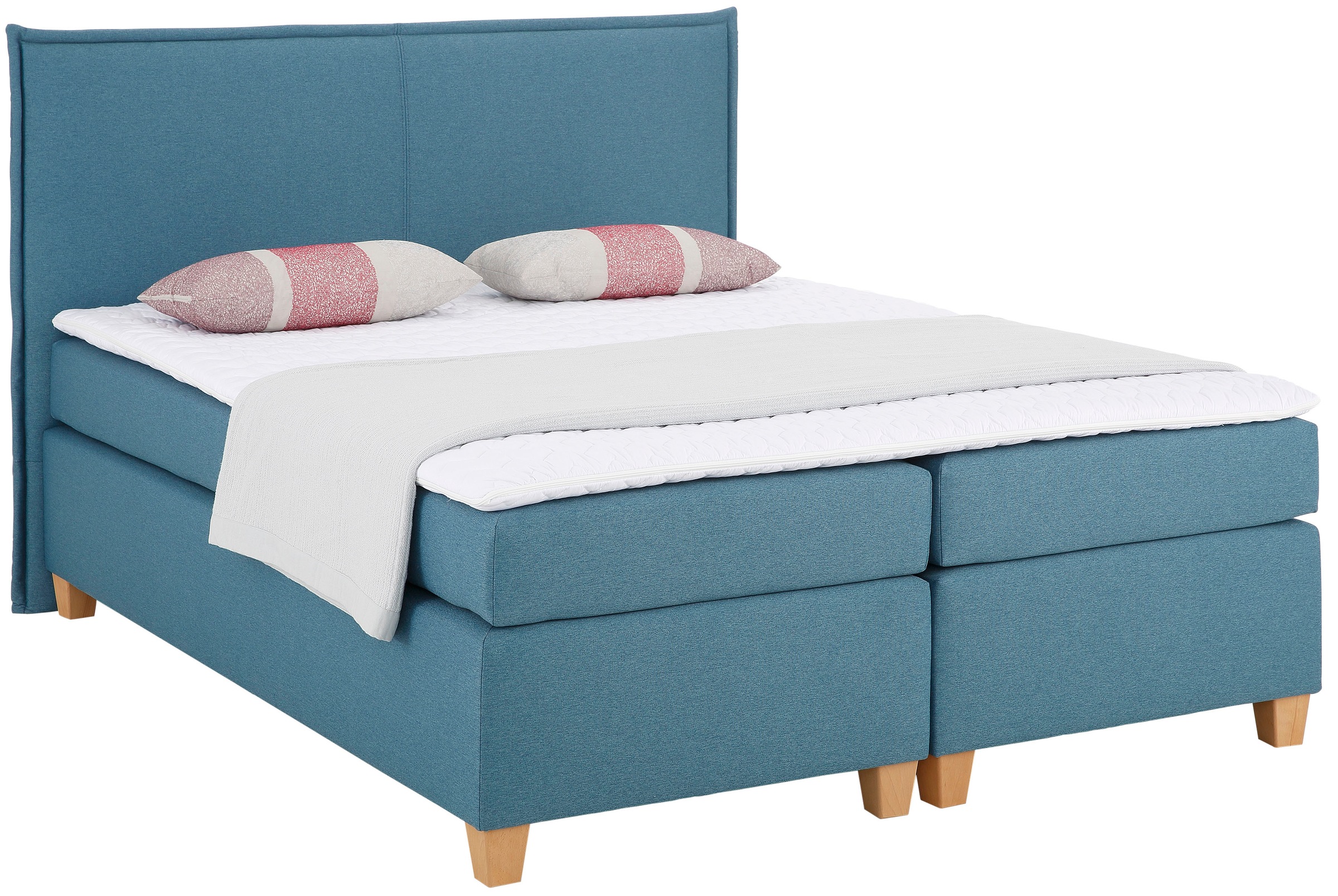 Home Affaire Houssay Boxspring Bed Blue 212x205cm 6