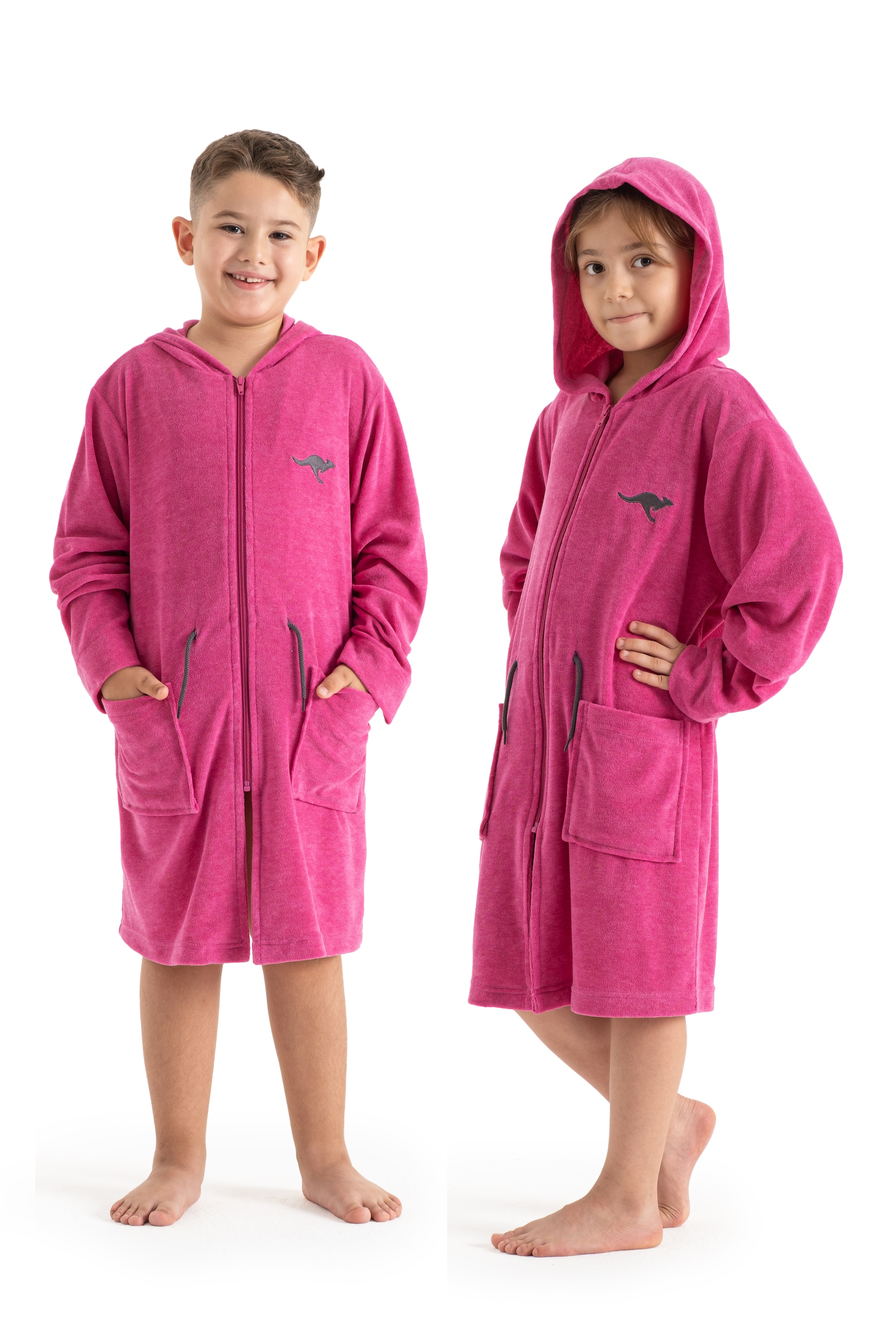 KangaROOS Kinderbademantel "Kira, Ideal für Zuhause, Schwimmbad oder im Url günstig online kaufen