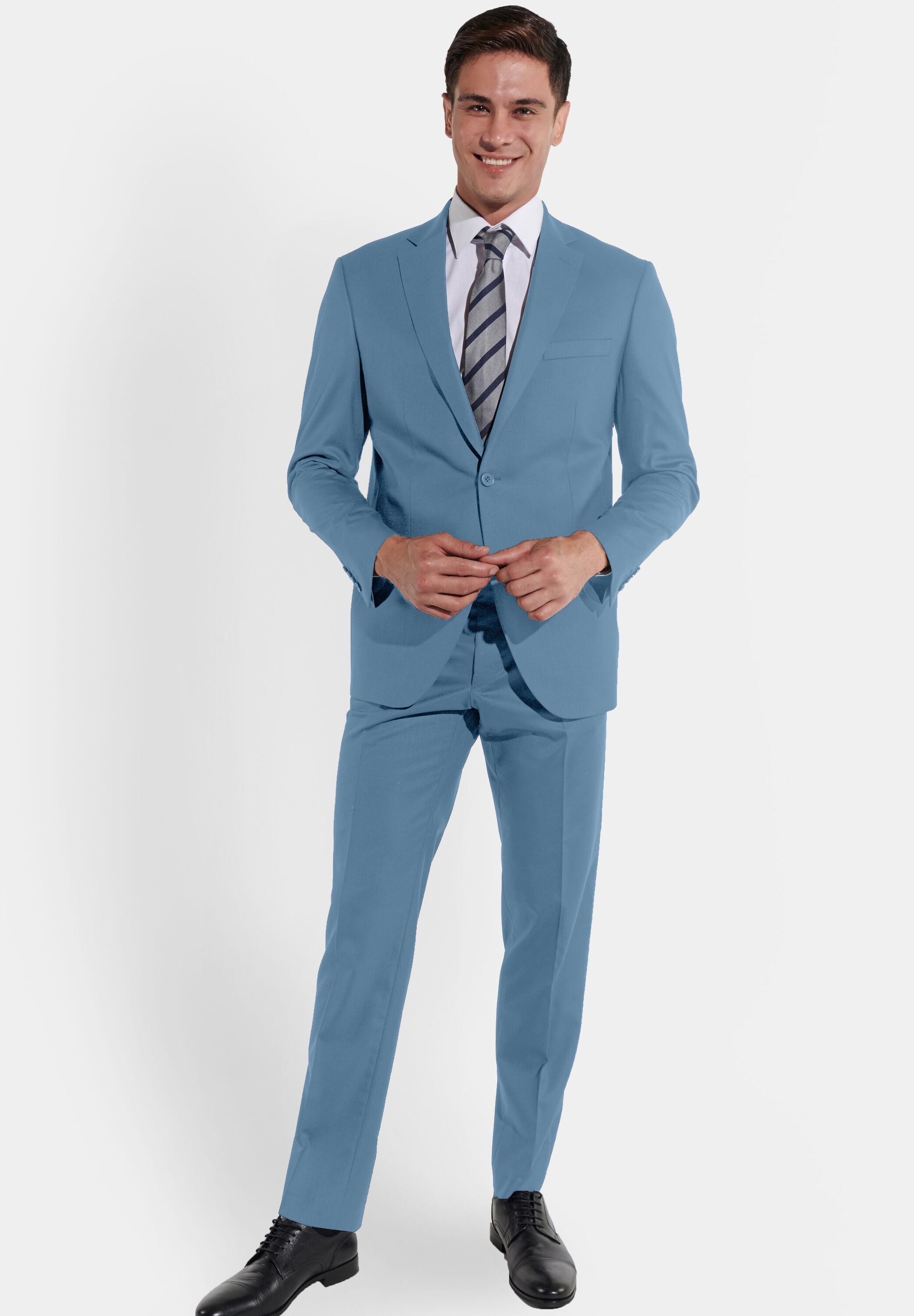 SteffenKlein Anzug »SteffenKlein Anzug REGULAR FIT« 2 tlg. regular fit mit Zwei-Knopf-Verschluss
