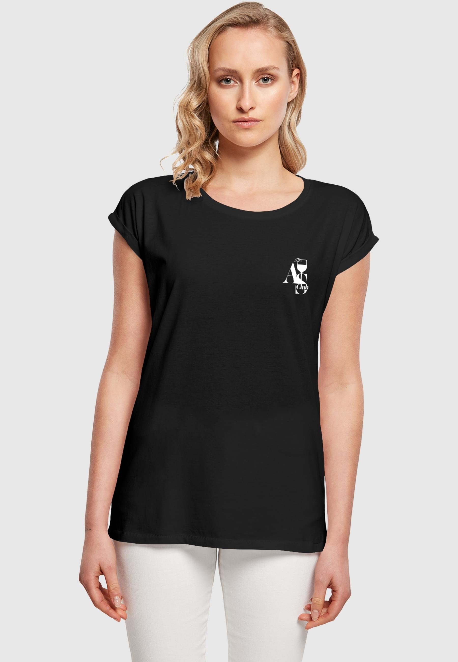 Miss Tee T-Shirt »Miss Tee A S Club Ladies Extended Shoulder Tee«, (1 tlg.)