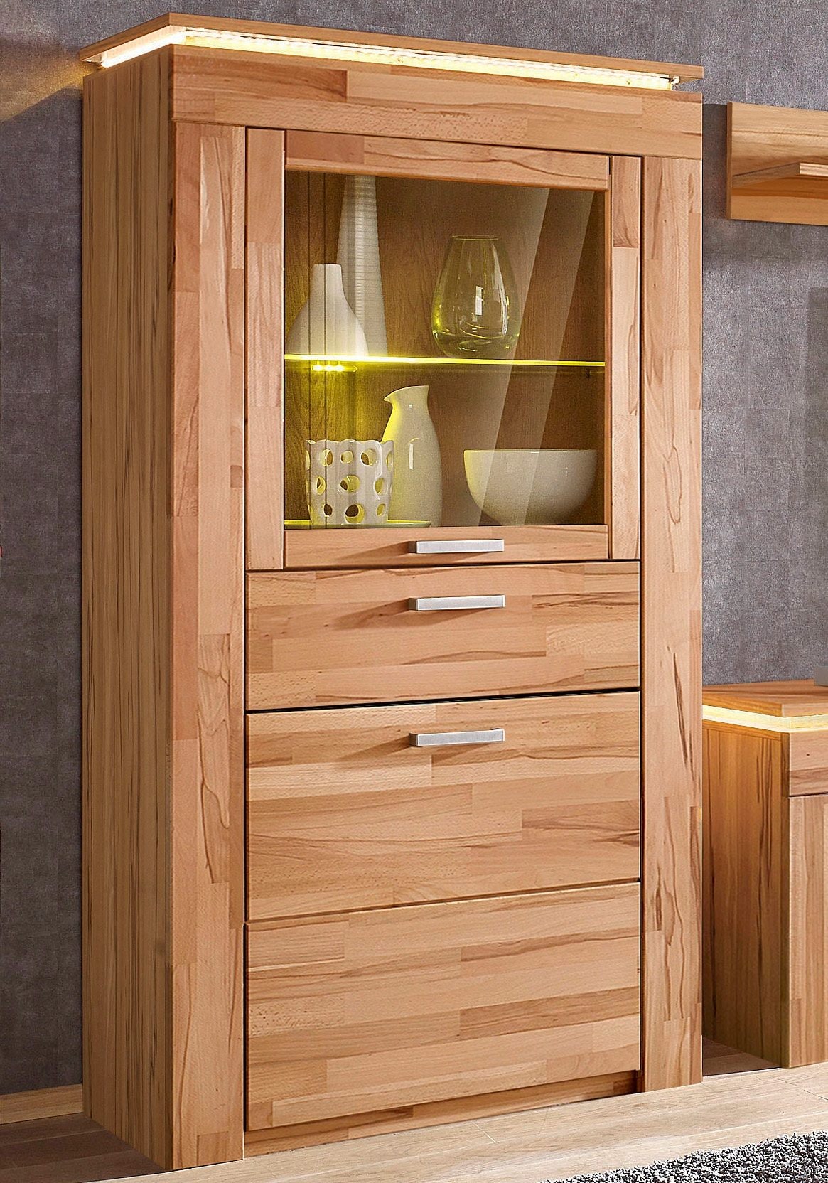 VOGL Möbelfabrik Vitrine Höhe 156 cm