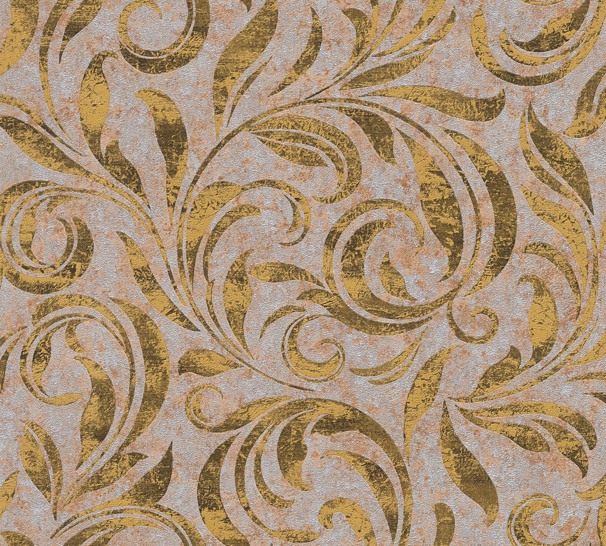 Architects Paper Vliestapete "Nobile" Botanisch Floral Barock Tapete Uni