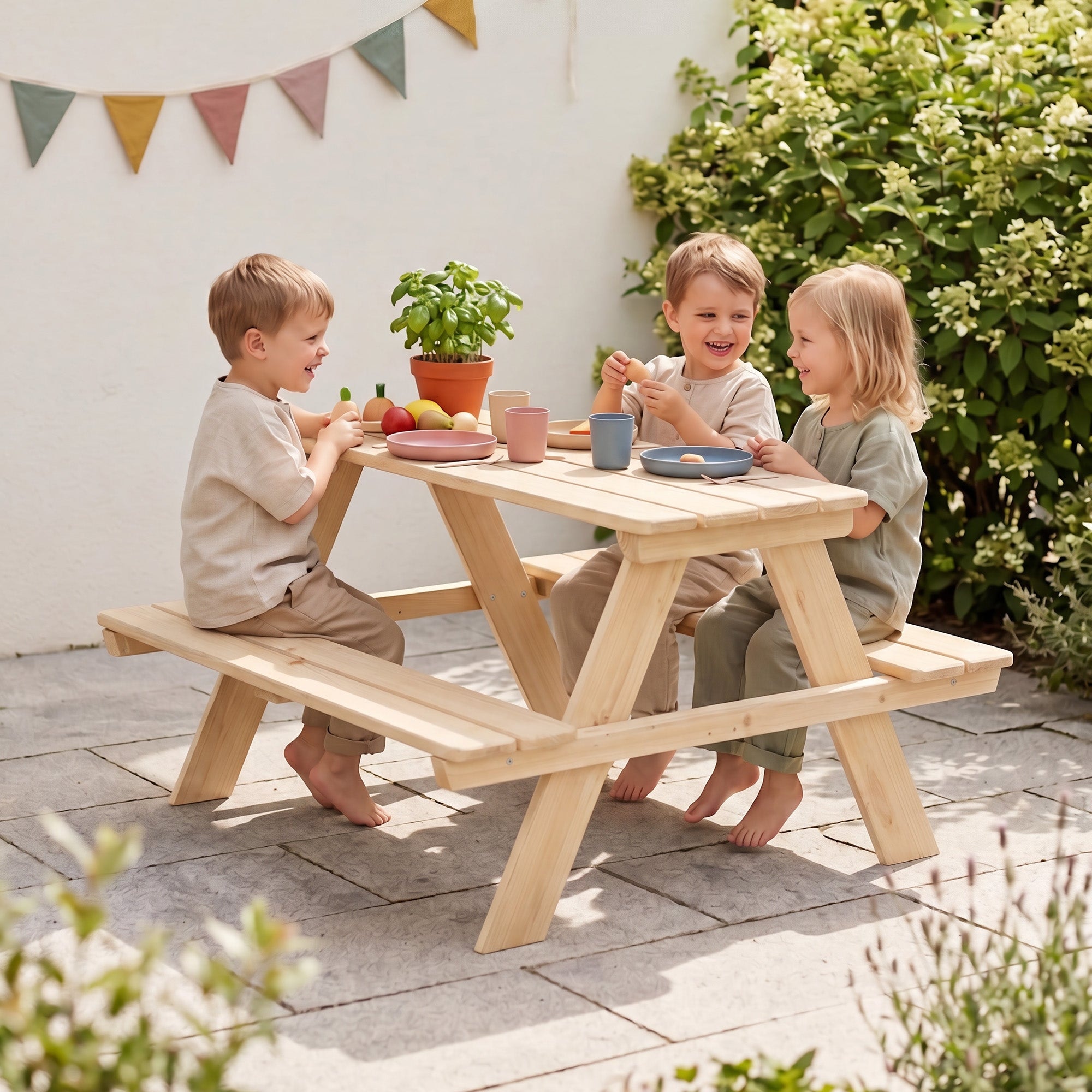 roba® Garten-Kindersitzgruppe »Outdoor+, natur«