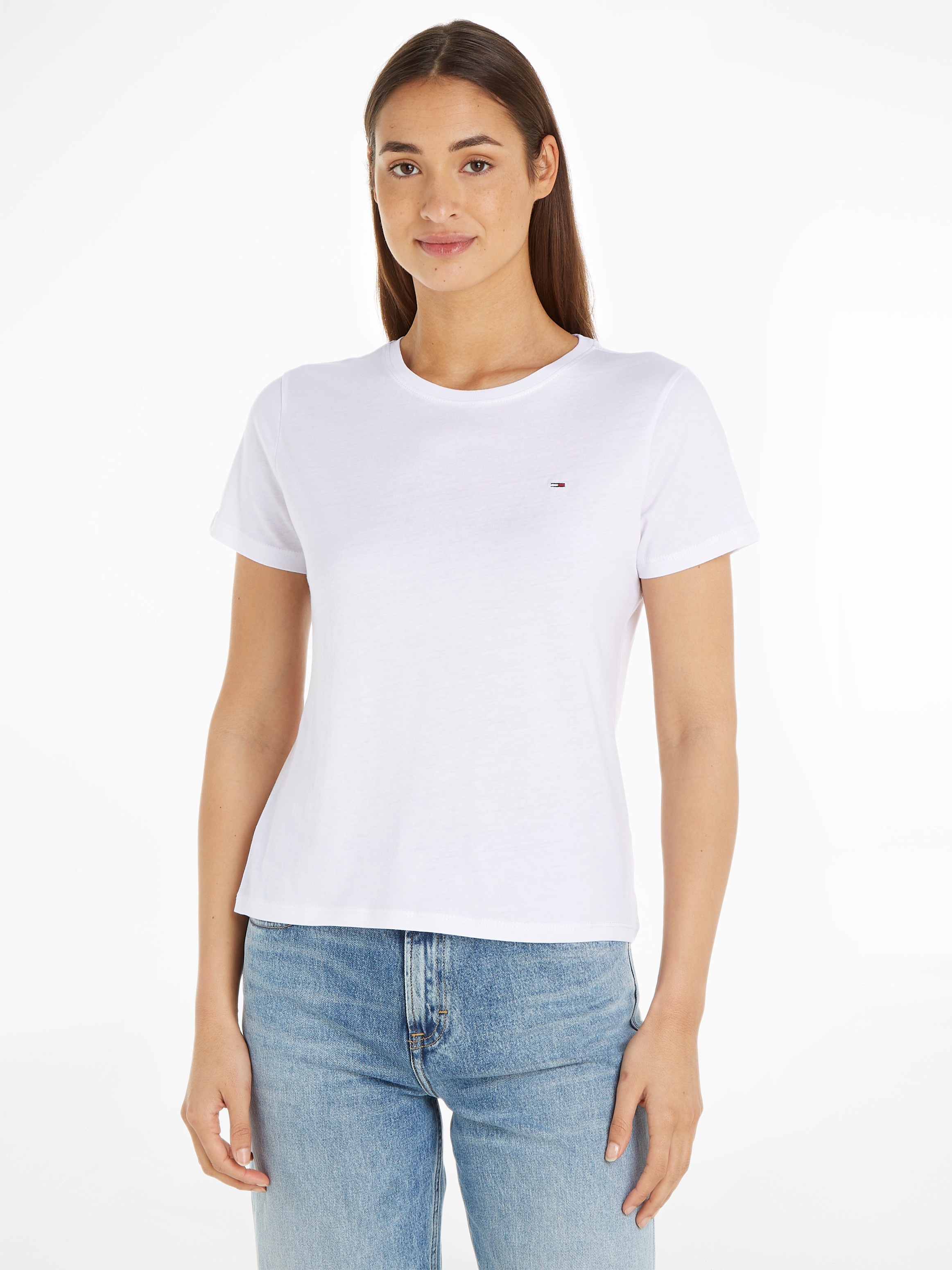 Tommy Jeans Rundhalsshirt "TJW 2PACK SOFT JERSEY TEE" 2er-Pack, 2 Stk. mit günstig online kaufen