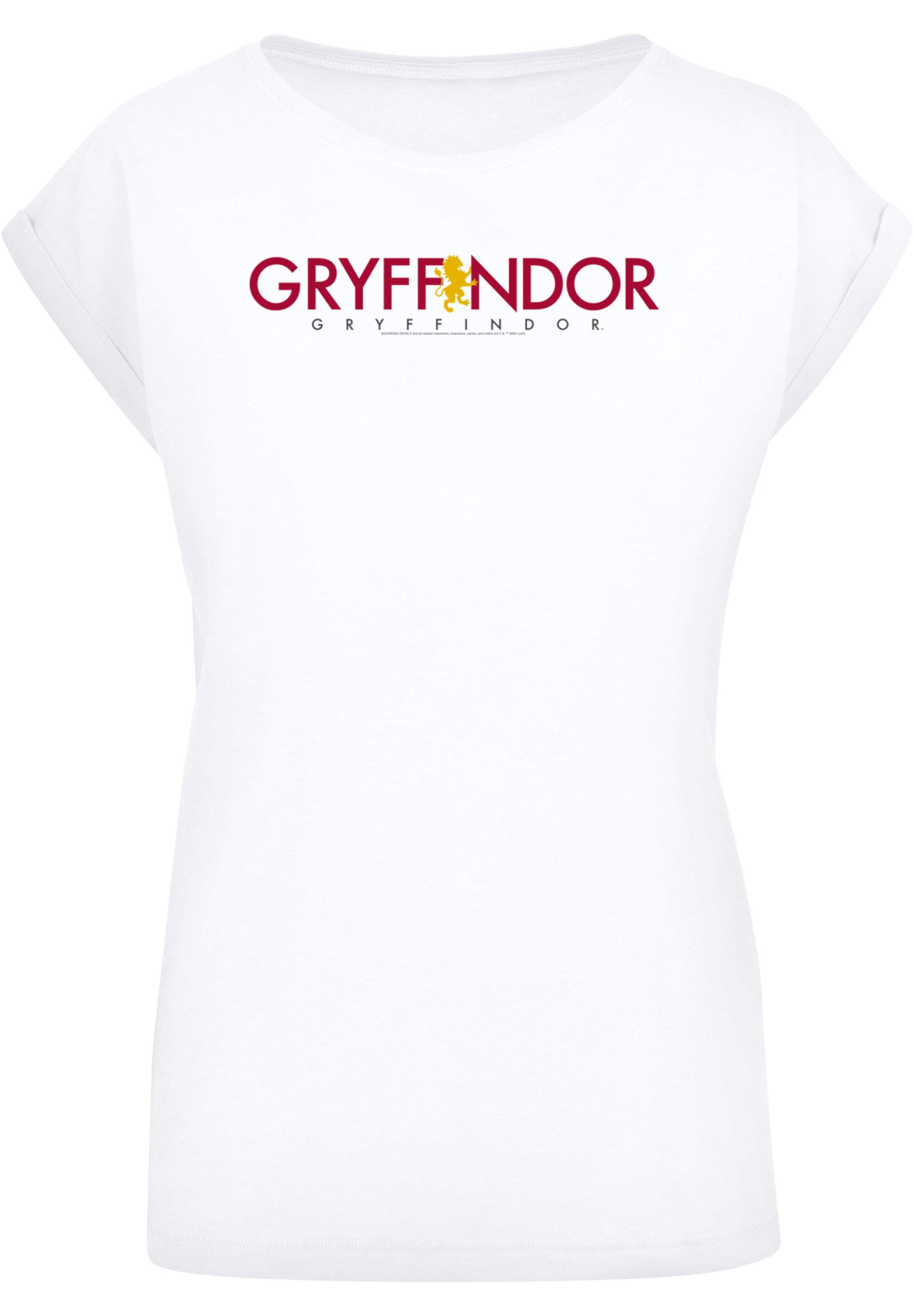 F4NT4STIC T-Shirt »Harry Potter Gryffindor Text«, Print
