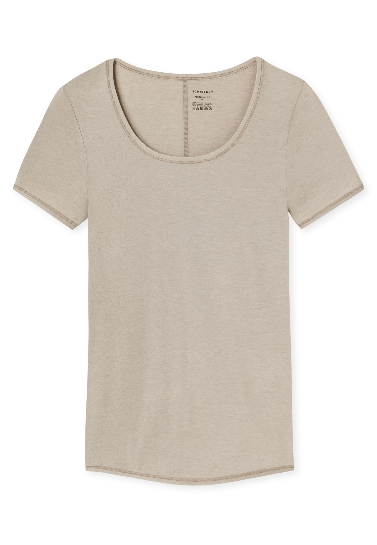 Schiesser Kurzarmshirt "Personal Fit", Rundhalsausschnitt, Single Jersey, o günstig online kaufen