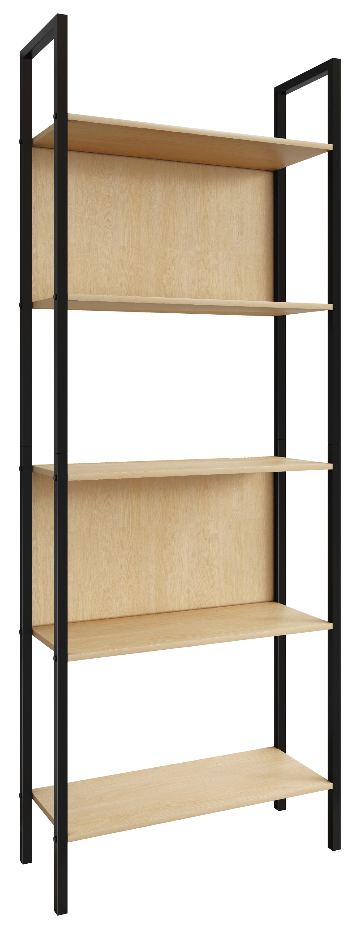 VCM Bücherregal »Holz Metall Stand Regal Büro Bücher Flakos 5fach«