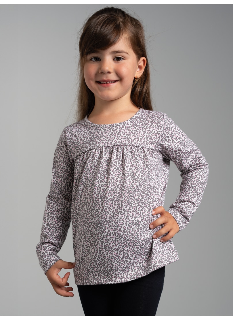 Trigema Longsleeve »TRIGEMA Langarmshirt mit Leo-Muster«, (1 tlg.)