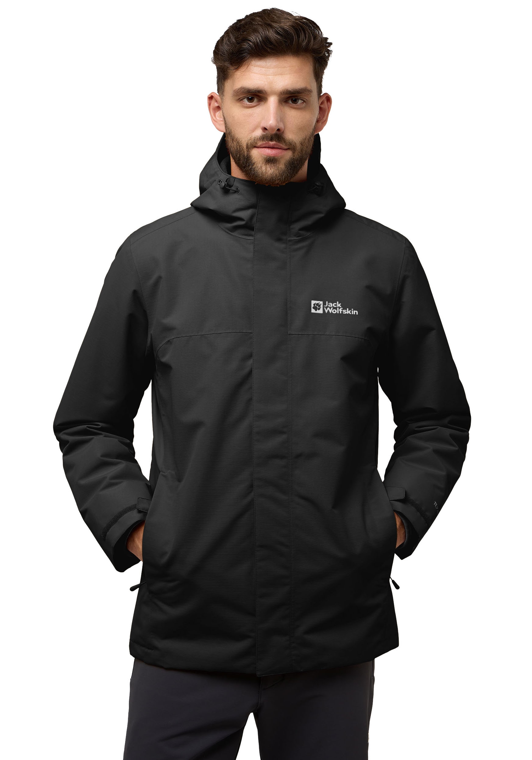 Jack Wolfskin Funktionsjacke "ALTENBERG 3IN1", mit Kapuze, 3in1, wasserdich günstig online kaufen