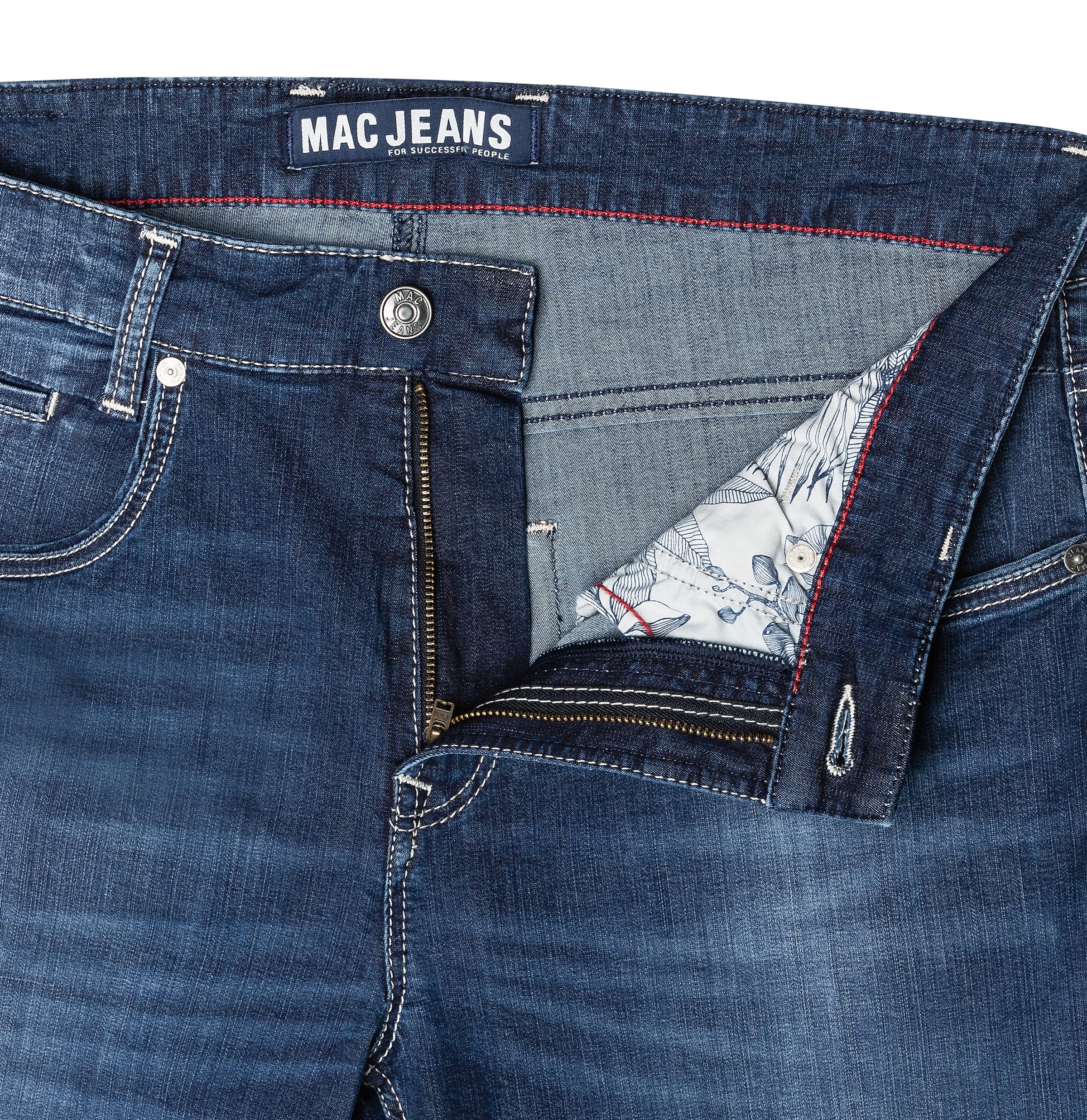MAC Slim-fit-Jeans »Arne-Pipe light«, schmaler figurbetonender Schnitt