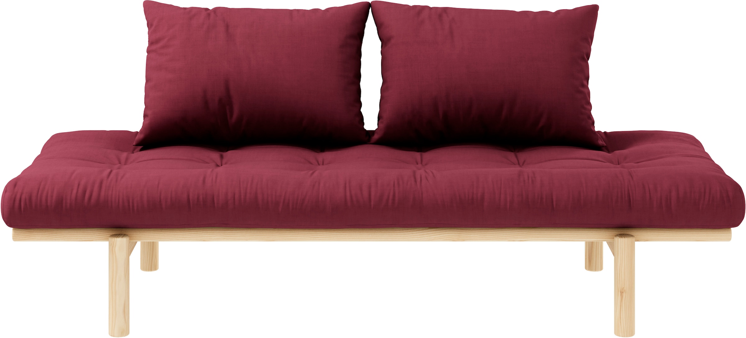 Karup Design Daybett "Pace" Set, 2 Stk. tlg. aus massiven Kiefernholz, inkl. Futonmatratze
