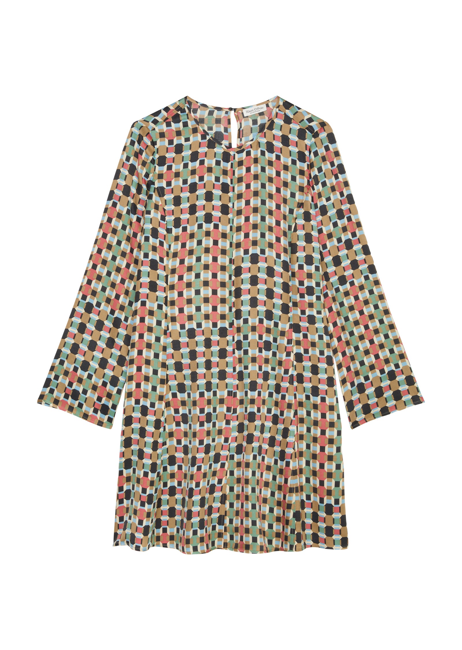 Marc O'Polo Druckkleid »aus bedrucktem Viskose-Satin«