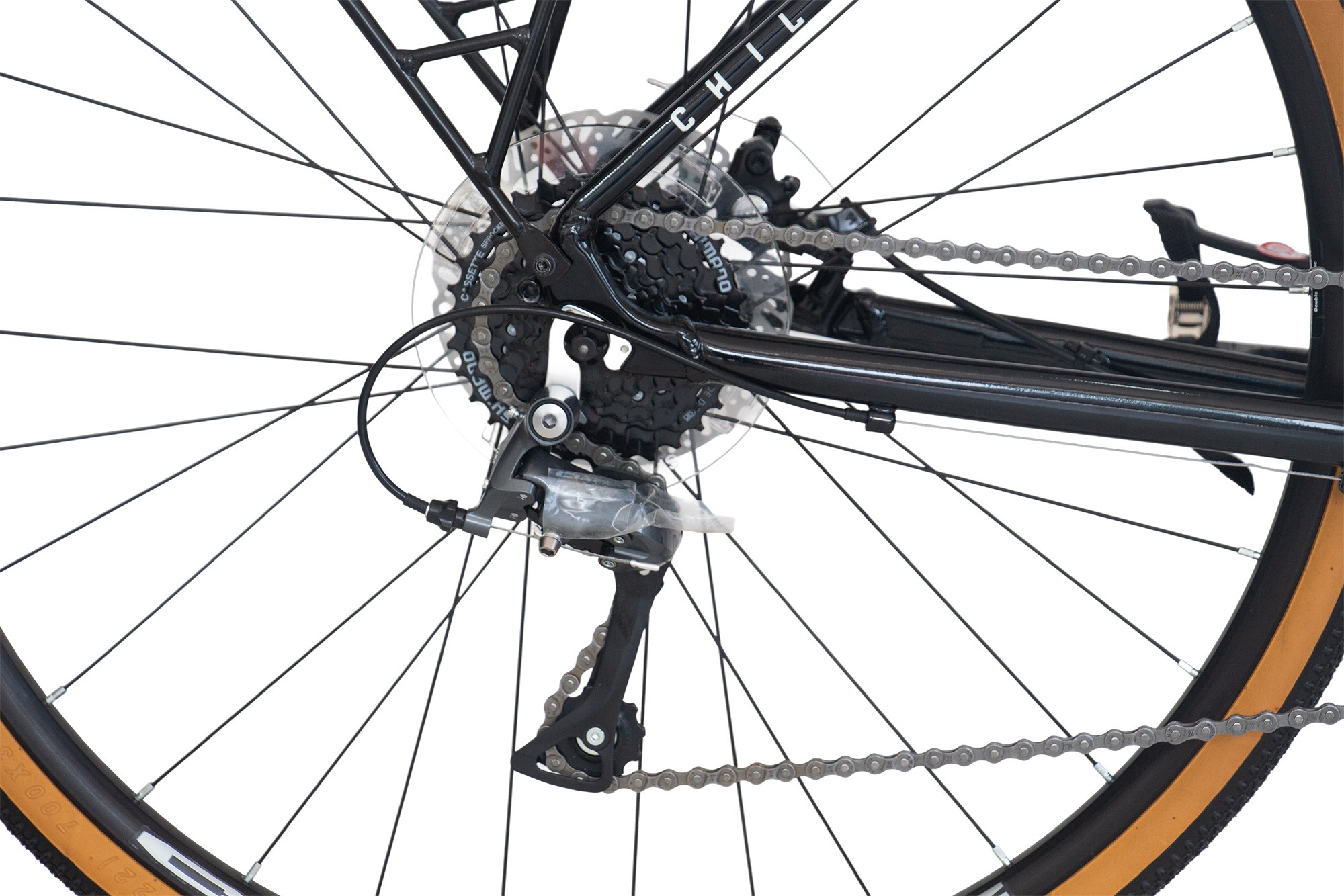 CHILLIZ Gravelbike »GL.08« 16 Gang Shimano Claris RD2400 Schaltwerk Kettenschaltung