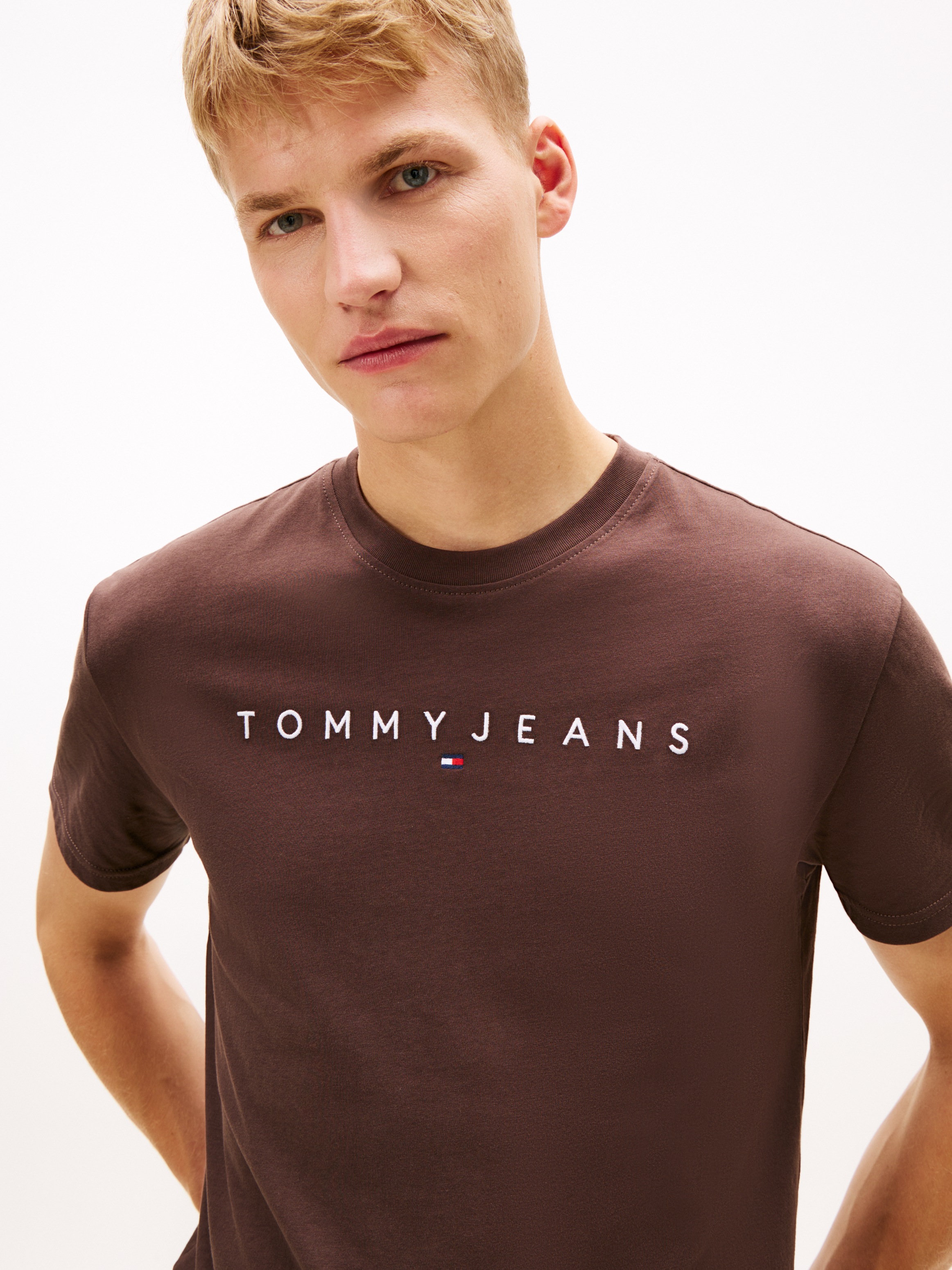 Tommy Jeans T-Shirt "TJM REG LINEAR LOGO TEE EXT" günstig online kaufen