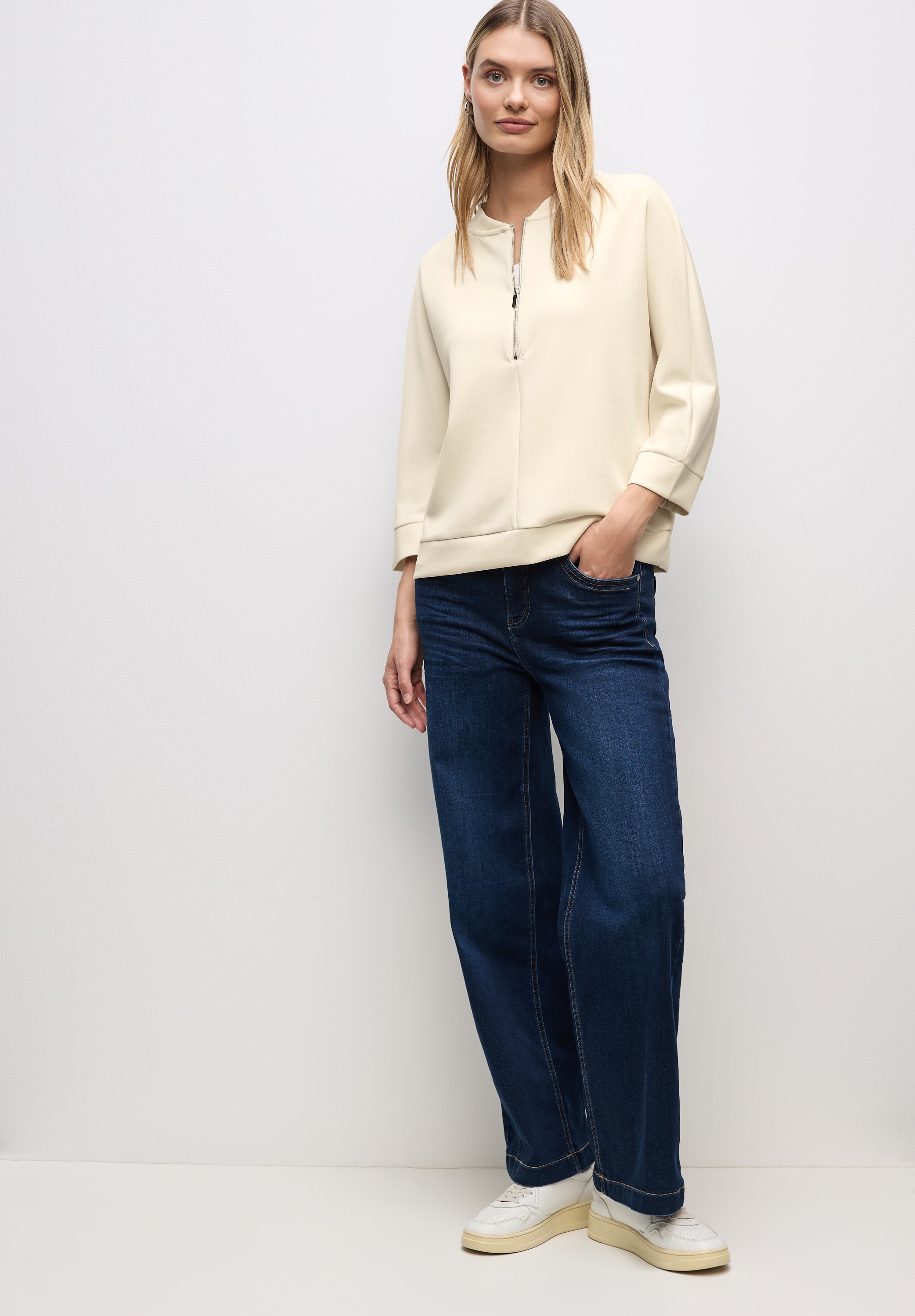 STREET ONE 3/4-Arm-Shirt, mit 3/4 Ärmeln