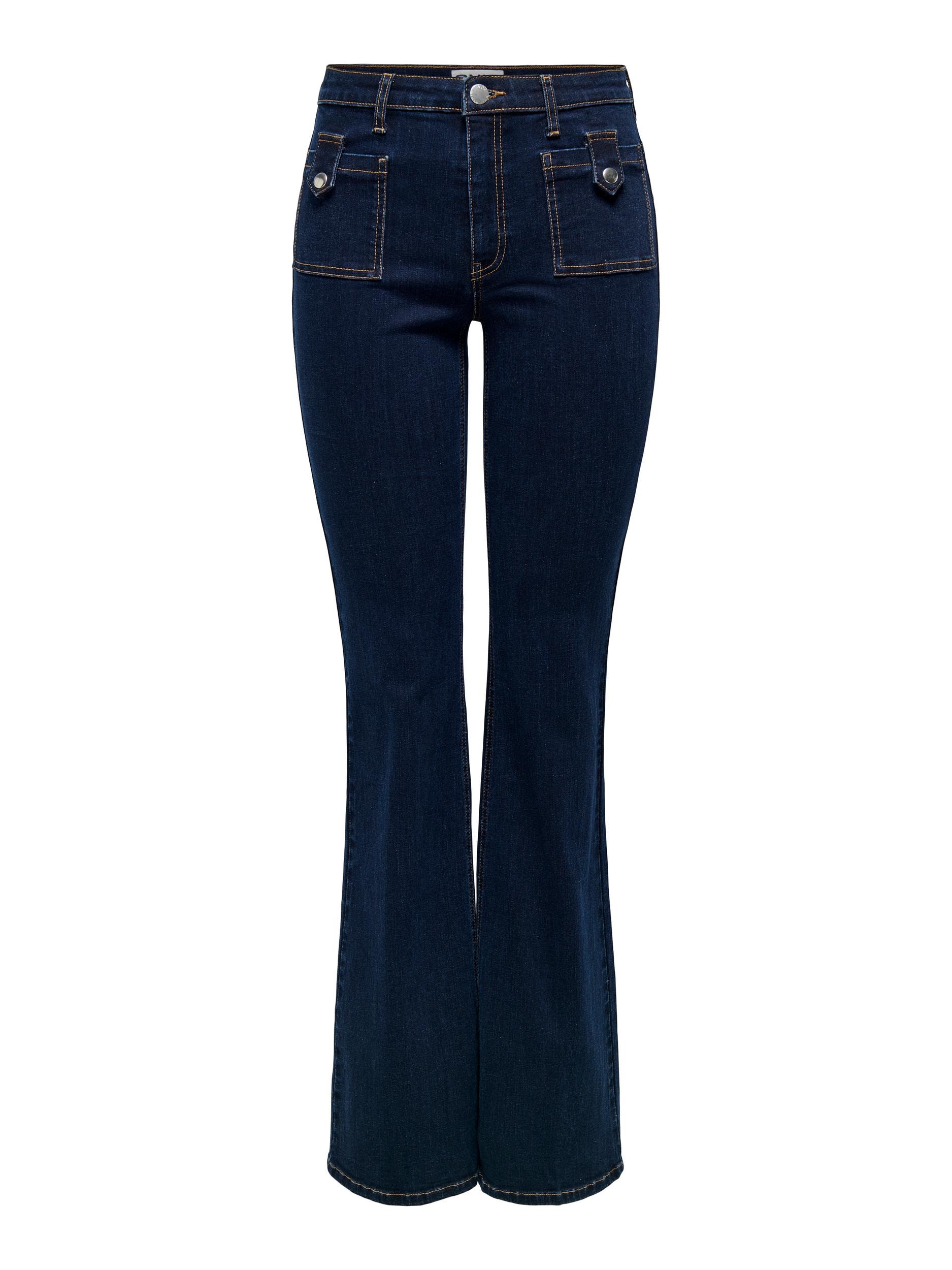 ONLY Bootcut-Jeans »ONLPAOLA HW FLARED POCKET DNM EXT« für kaufen | BAUR