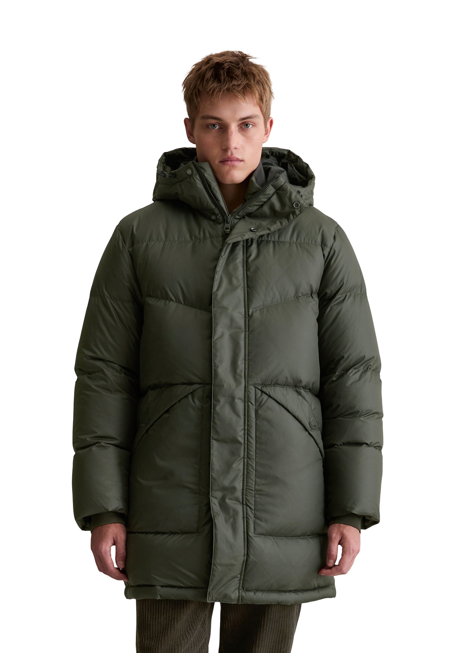 Marc OPolo DENIM Daunenmantel regular fit, mit fixierter Kapuze günstig online kaufen