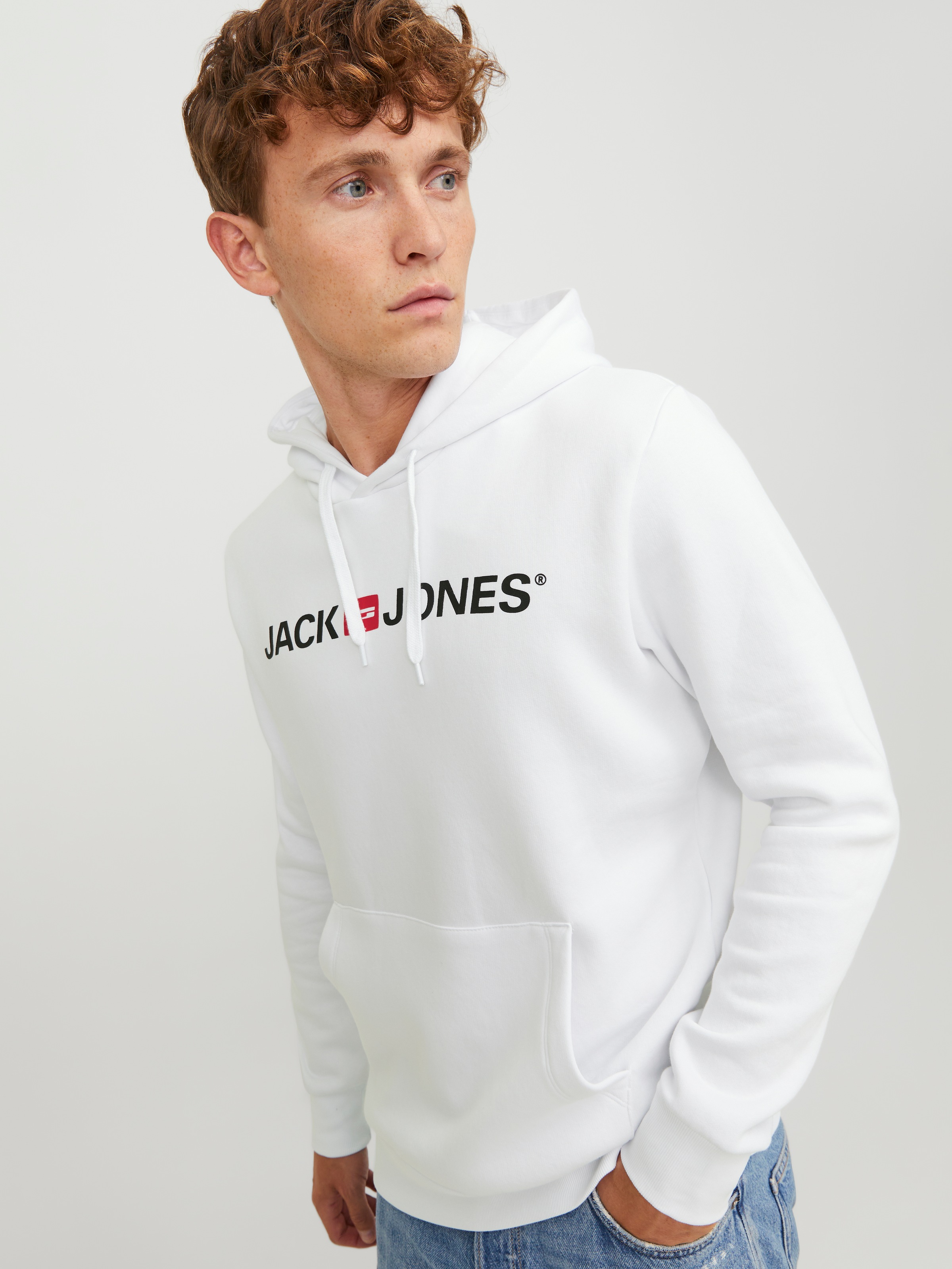 Jack & Jones Kapuzensweatshirt "JJECORP Hoodie mit Logo und hohem Tragekomf günstig online kaufen