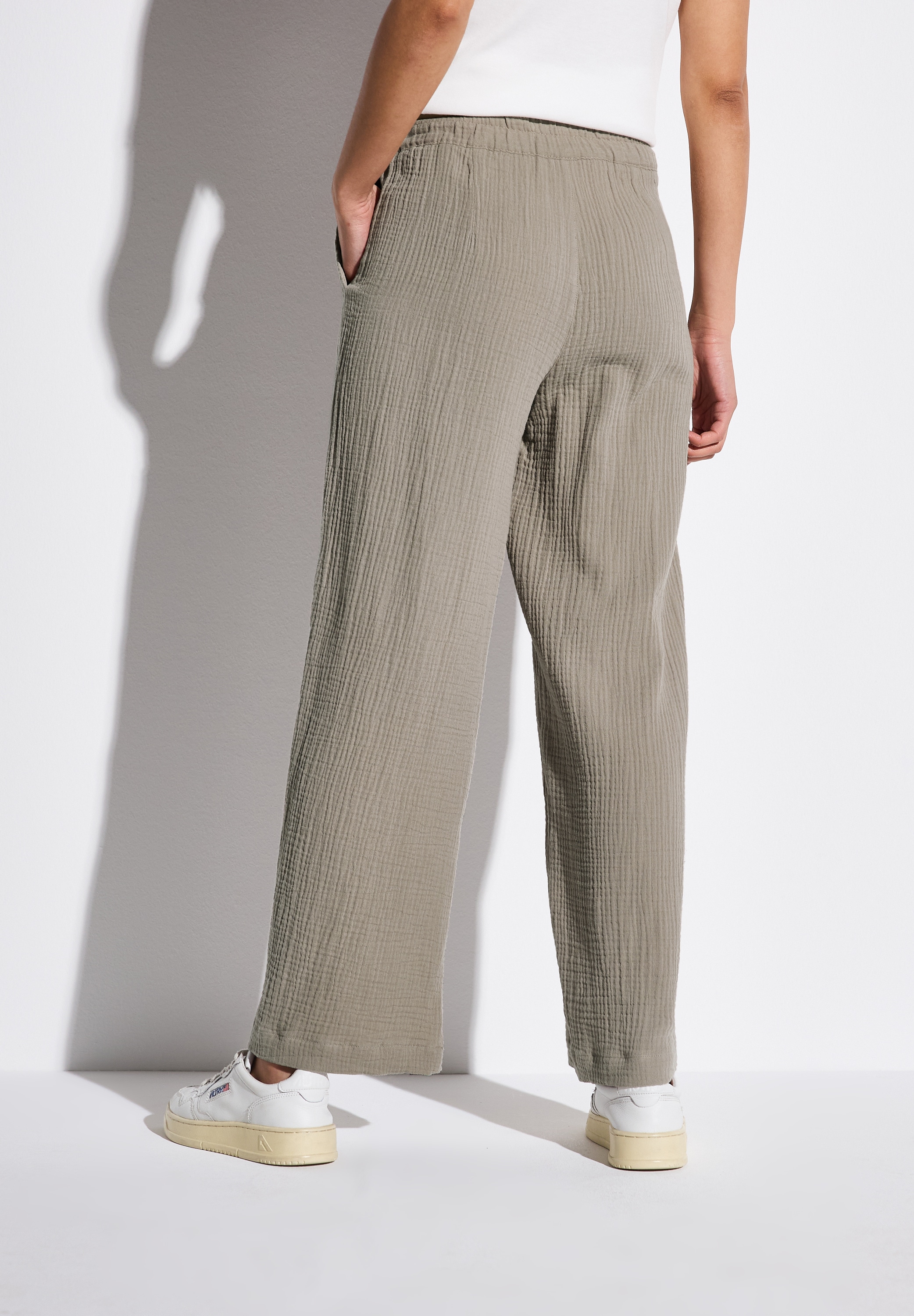 STREET ONE Stoffhose, High Waist