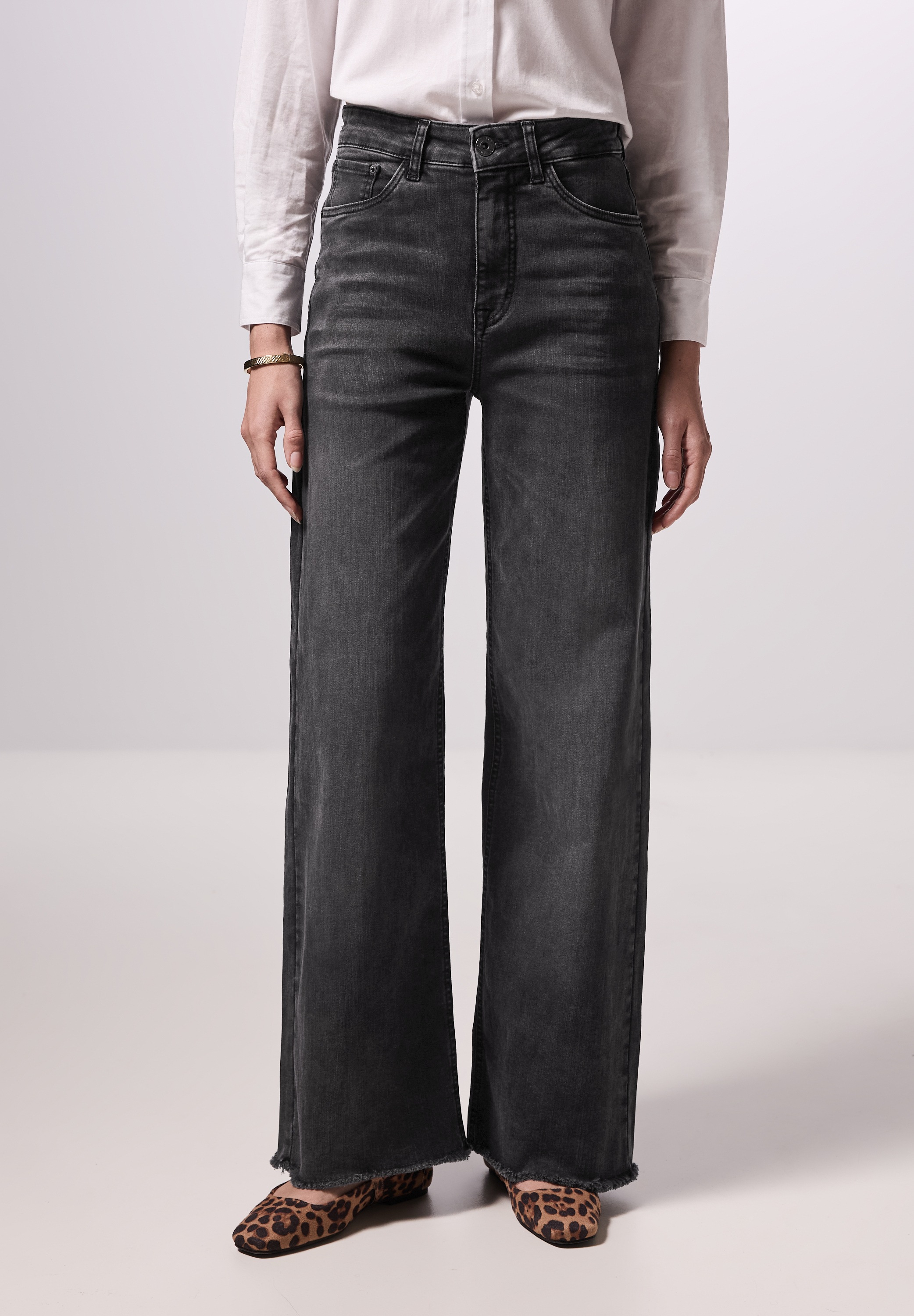 STREET ONE STUDIO Gerade Jeans, High Waist