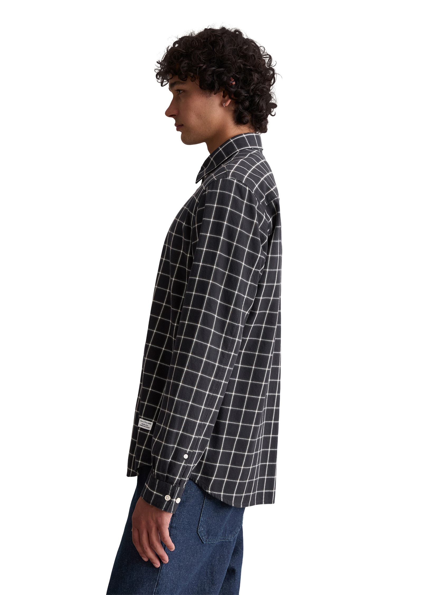 Marc OPolo DENIM Langarmhemd "aus reiner Bio-Baumwolle" günstig online kaufen