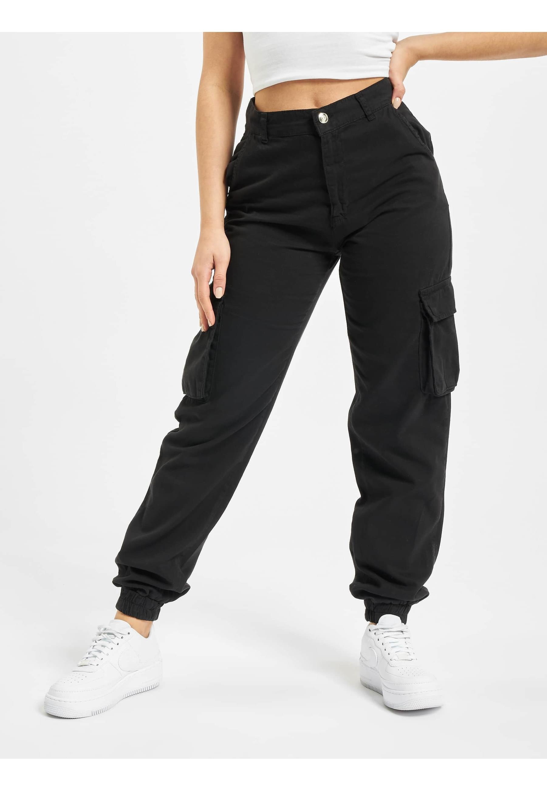 DEF Stoffhose »DEF Damen Aya Cargopants«, (1 tlg.)