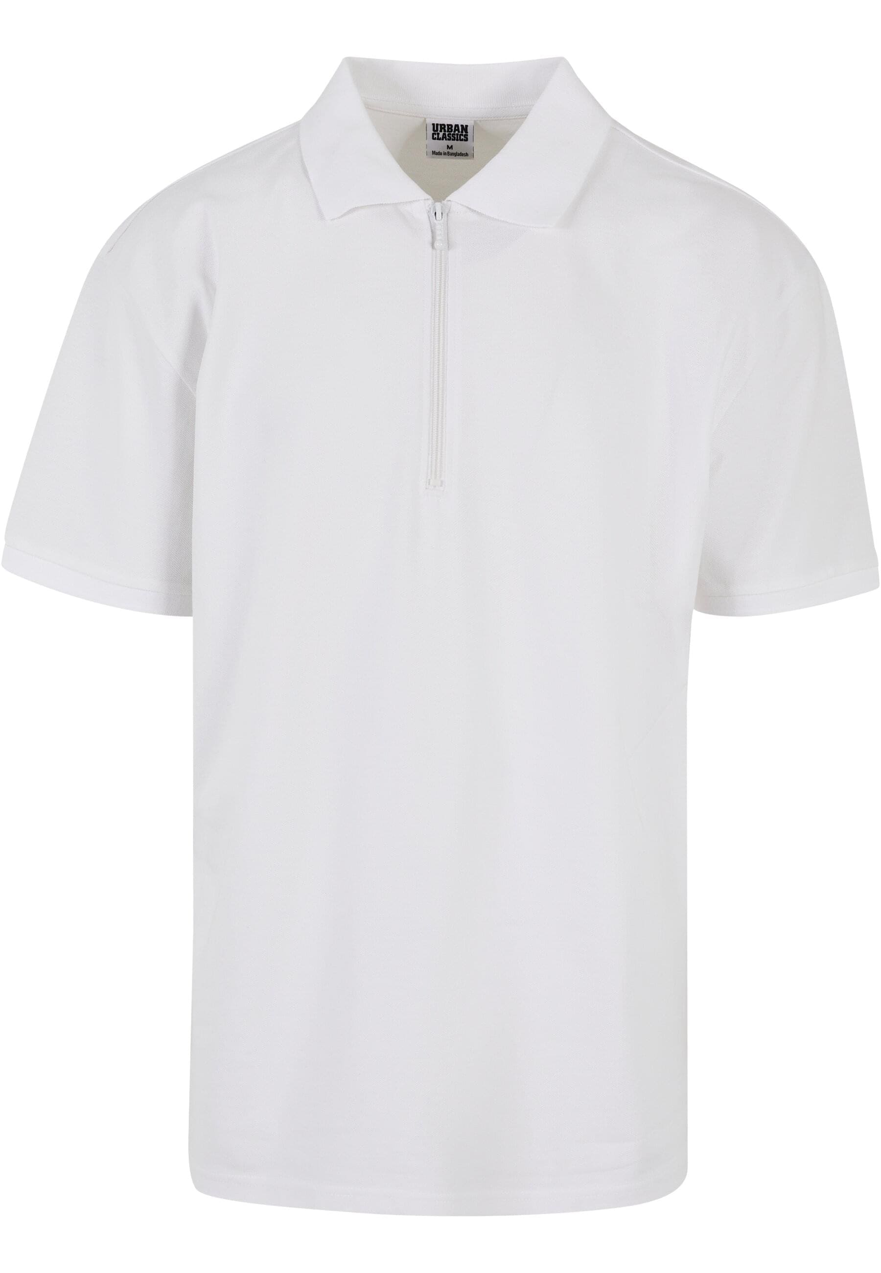 URBAN CLASSICS Poloshirt "Urban Classics Herren Oversized Zip Polo" 1 Stk. günstig online kaufen