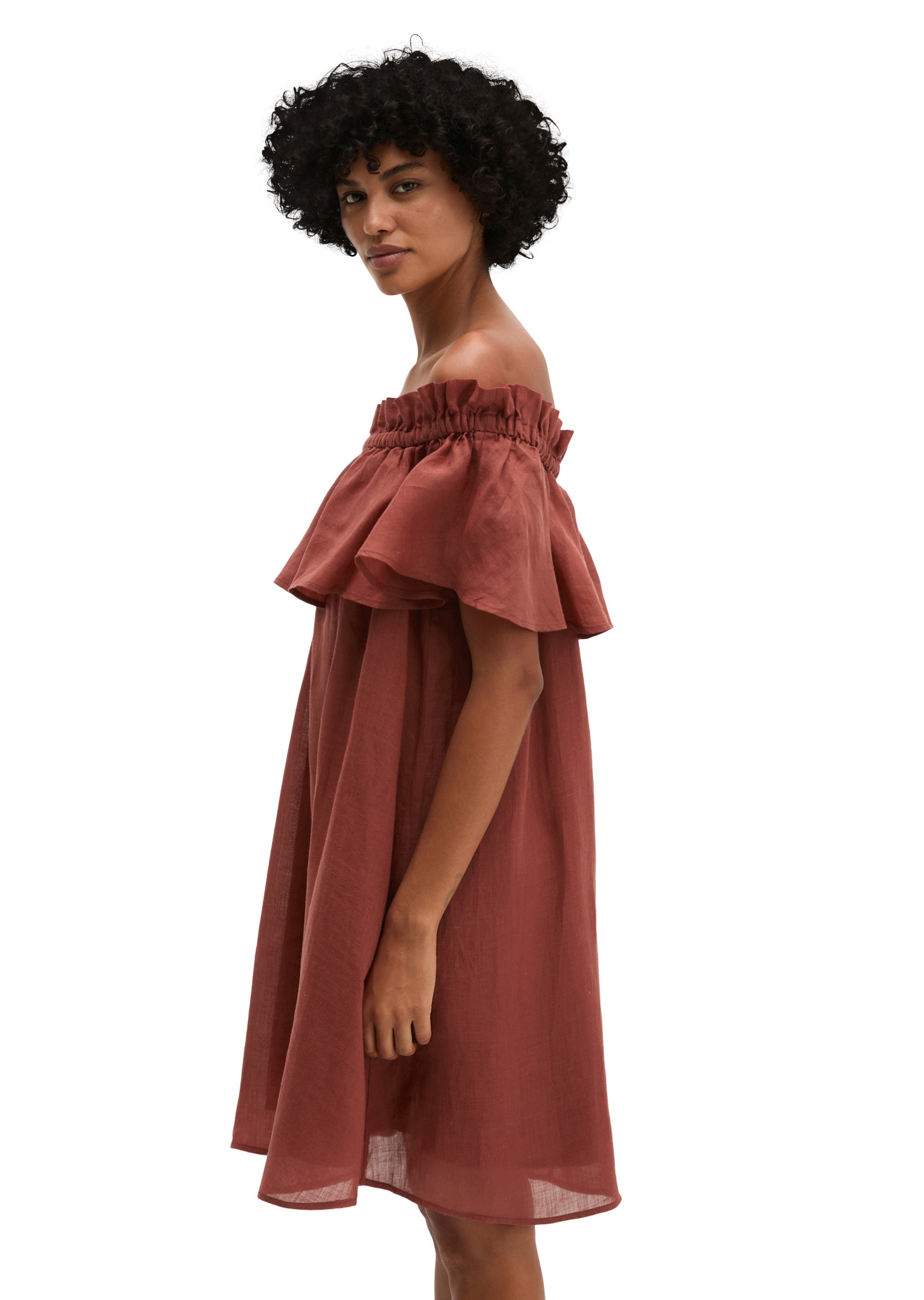 Marc O'Polo Minikleid »aus weicher Ramiefaser«