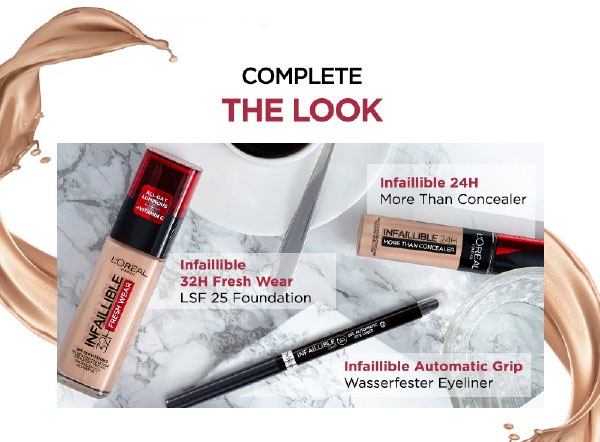 L'ORÉAL PARIS Puder »Infaillible 24H Fresh Wear«, mit langanhaltender Formel