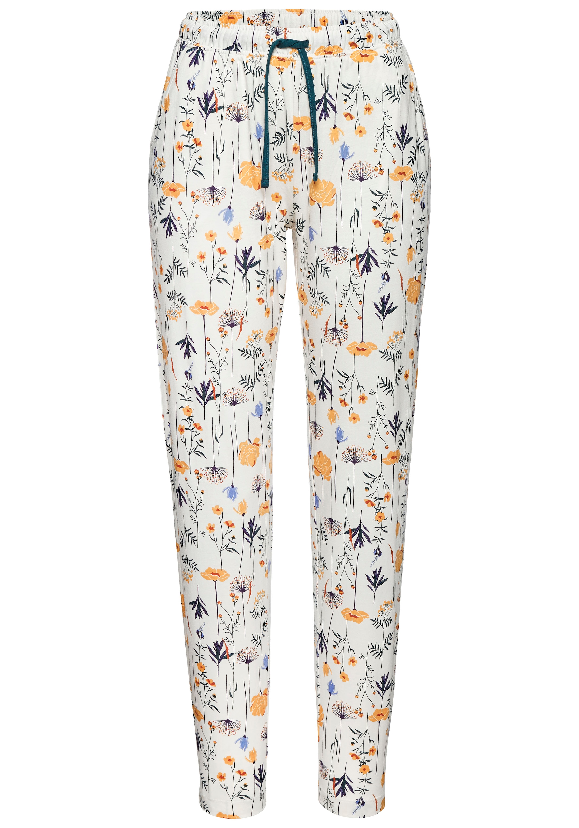 Vivance Dreams Pyjama, (2 tlg.), Mit schönem Muster
