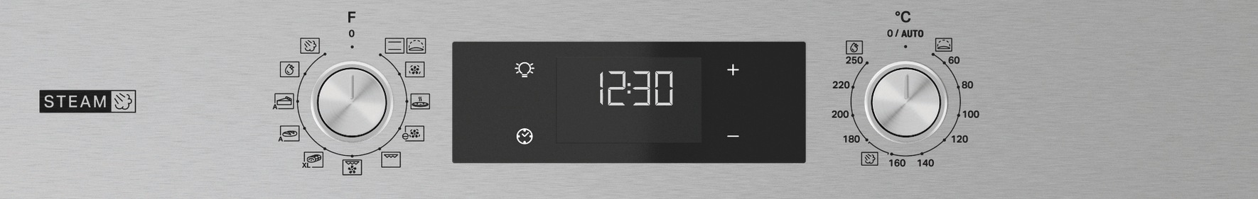 BAUKNECHT Backofen-Set »BAKO 760 Steam IN« mit 1-fach-Teleskopauszug Set, 2 Stk. tlg. GentleSteam - für ein saftiges Inneres und ein knuspriges Äußeres