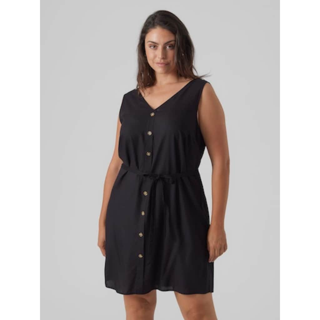 Vero Moda Curve Sommerkleid »VMBUMPY SL SHORT DRESS WVN CURVE NOOS«