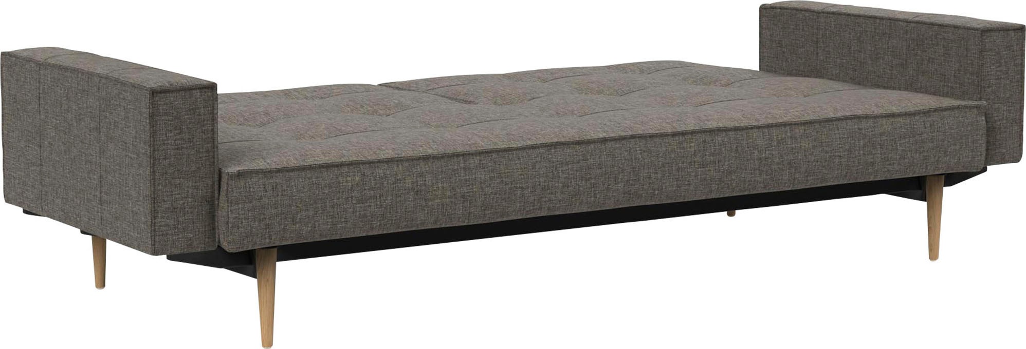INNOVATION LIVING ™ Sofa »Splitback«, mit Armlehne und hellen Styletto Beinen, in skandinavischen Design