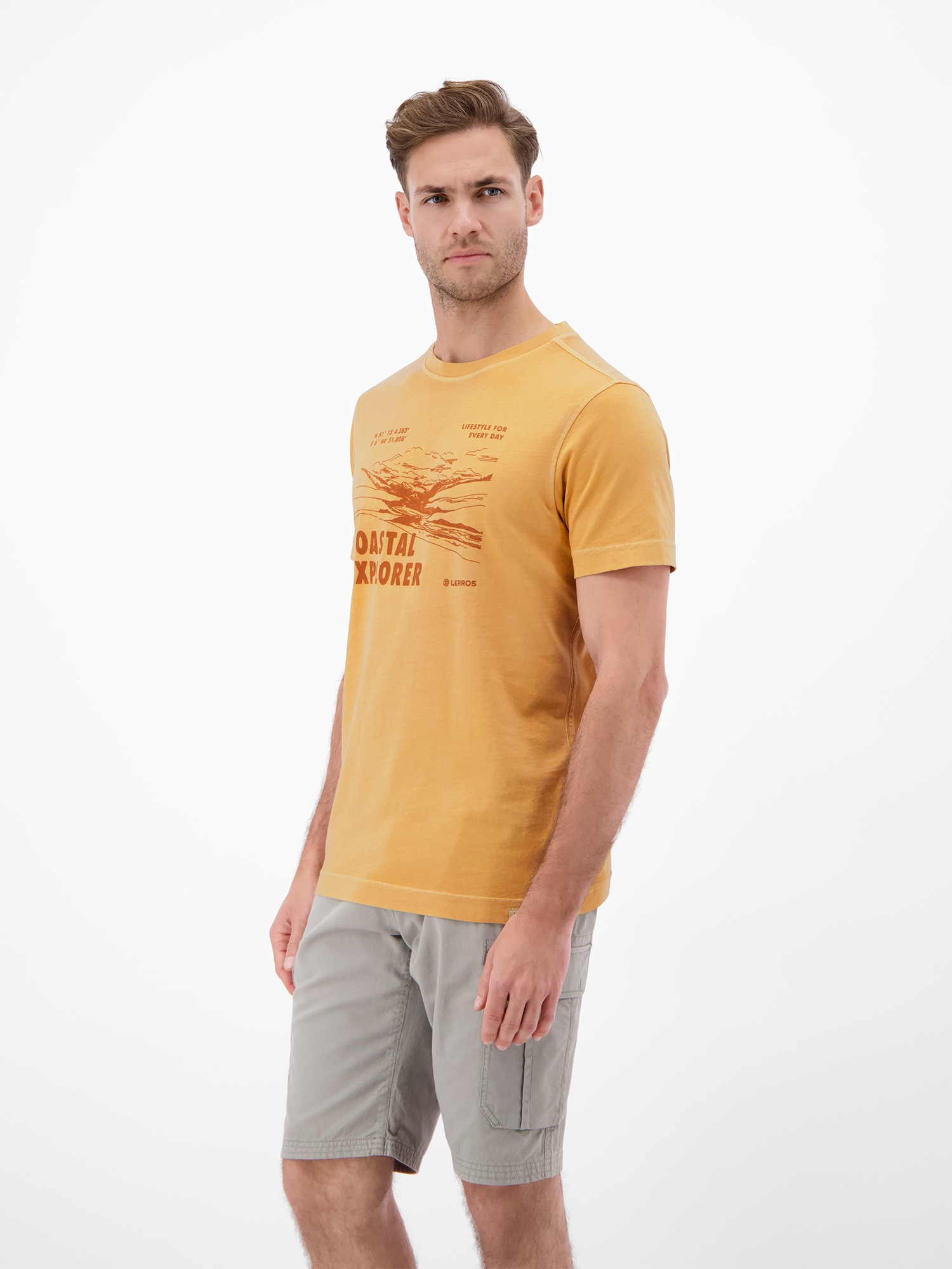 Thumbnail - LERROS T-Shirt "T-Shirt mit O-Neck und Frontprint"