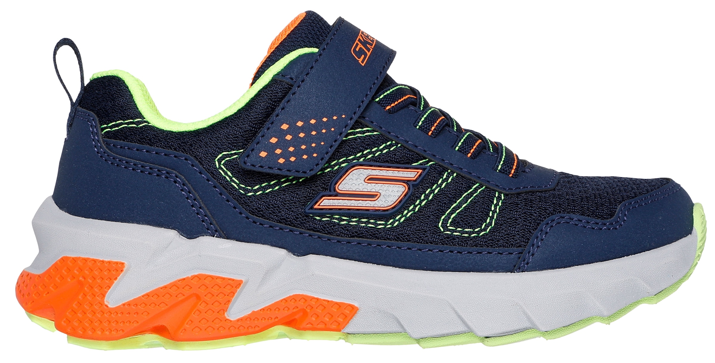 Skechers Sneaker »SKECHERS ELITE SPORT TREAD«, Blinkschuh, Klettschuh mit coolem Sohleneinsatz