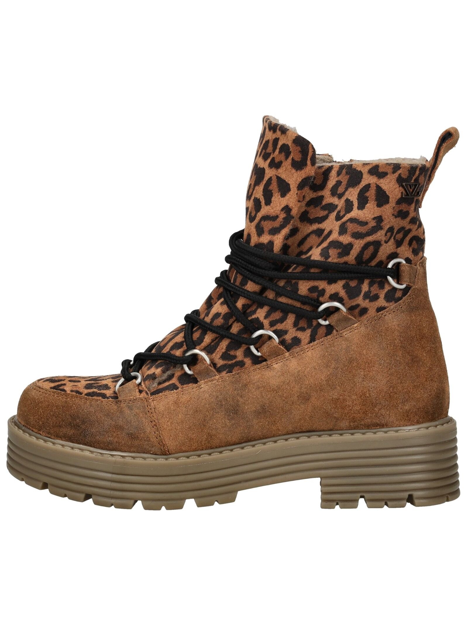 Lazamani Schnürstiefelette "Lazamani Stiefelette Veloursleder/Textil" günstig online kaufen