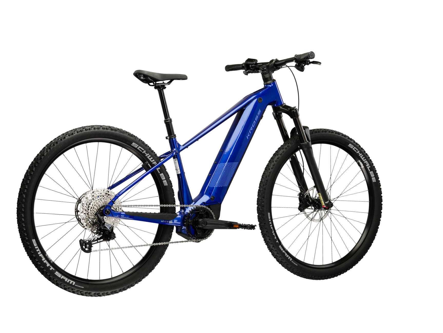 Kross »Influx Hybrid 4.0 21,3Ah / Bosch 800 Wh 29" blau 12 Gänge 2026« 12 Gang Shimano DEORE M6100 Schaltwerk Kettenschaltung Mittelmotor 250 W BOSCH PERFORMANCE LINE CX 36 V/250 W, Mittelmotor