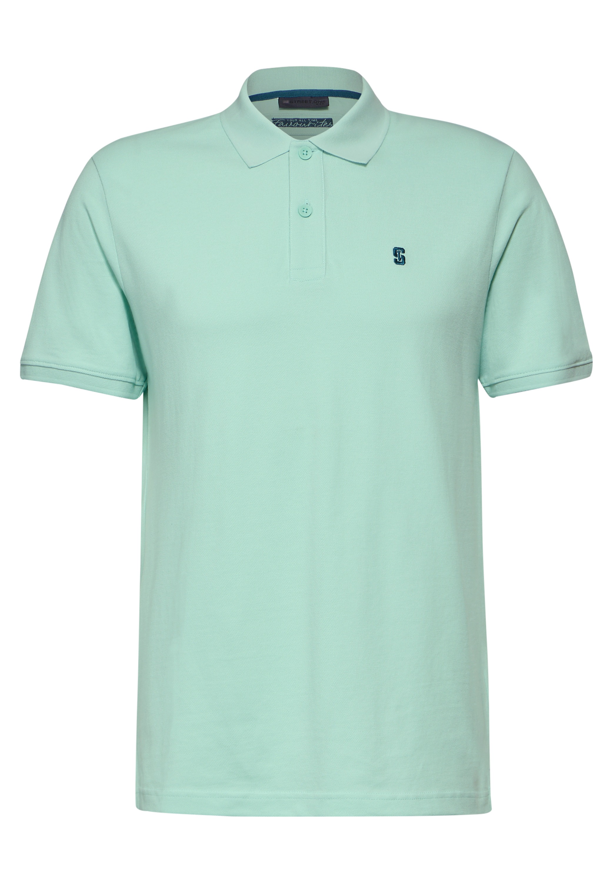 STREET ONE MEN Poloshirt, in Unifarbe