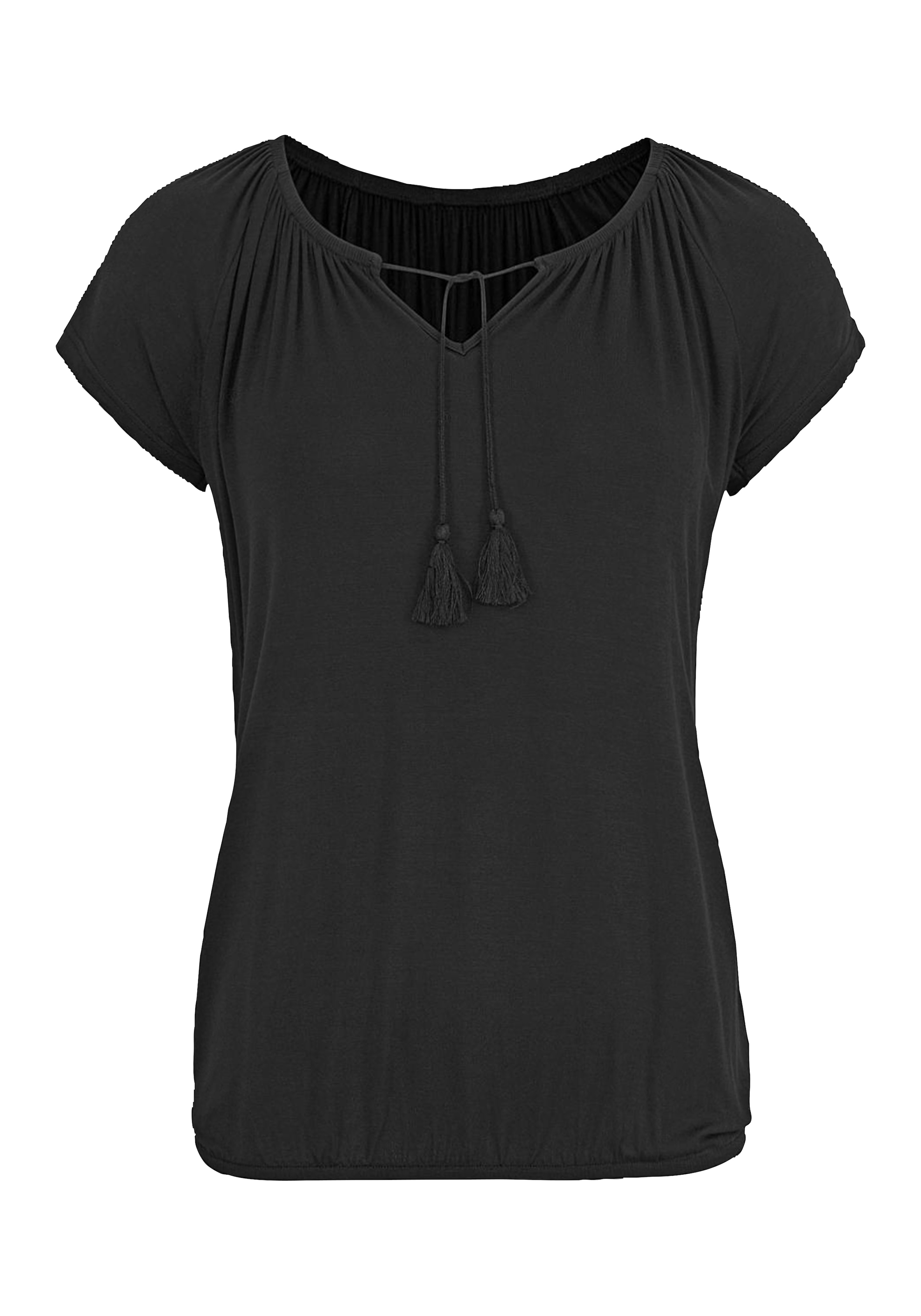 Vivance T-Shirt mit Tassel zum | kaufen online Binden BAUR