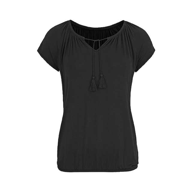 Vivance T-Shirt mit Tassel zum Binden online kaufen | BAUR