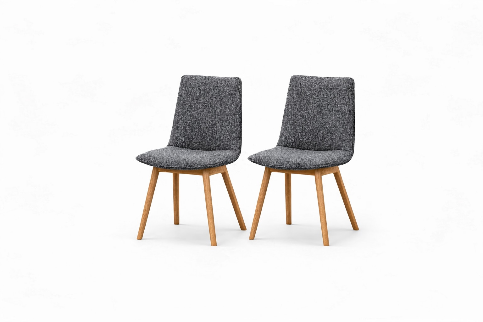 OTTO home 4-Fußstuhl "Ramon" (Set) 2 Stk.mit Massivholzbeinen, verschiedenen Farben und Stoffe