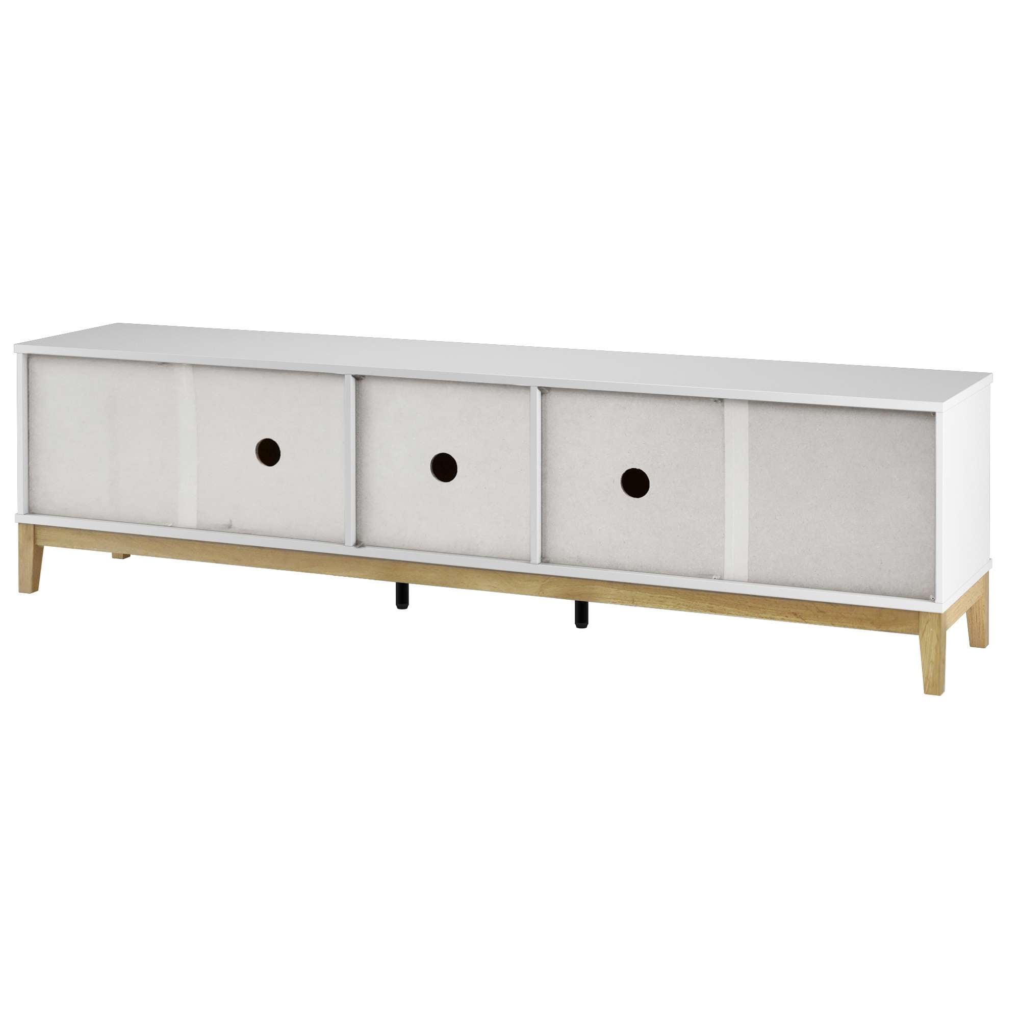 andas Lowboard »Maryd« TV-Kommode mit Kabeldurchführung, Push-to-Open Funktion, Breite 200 cm