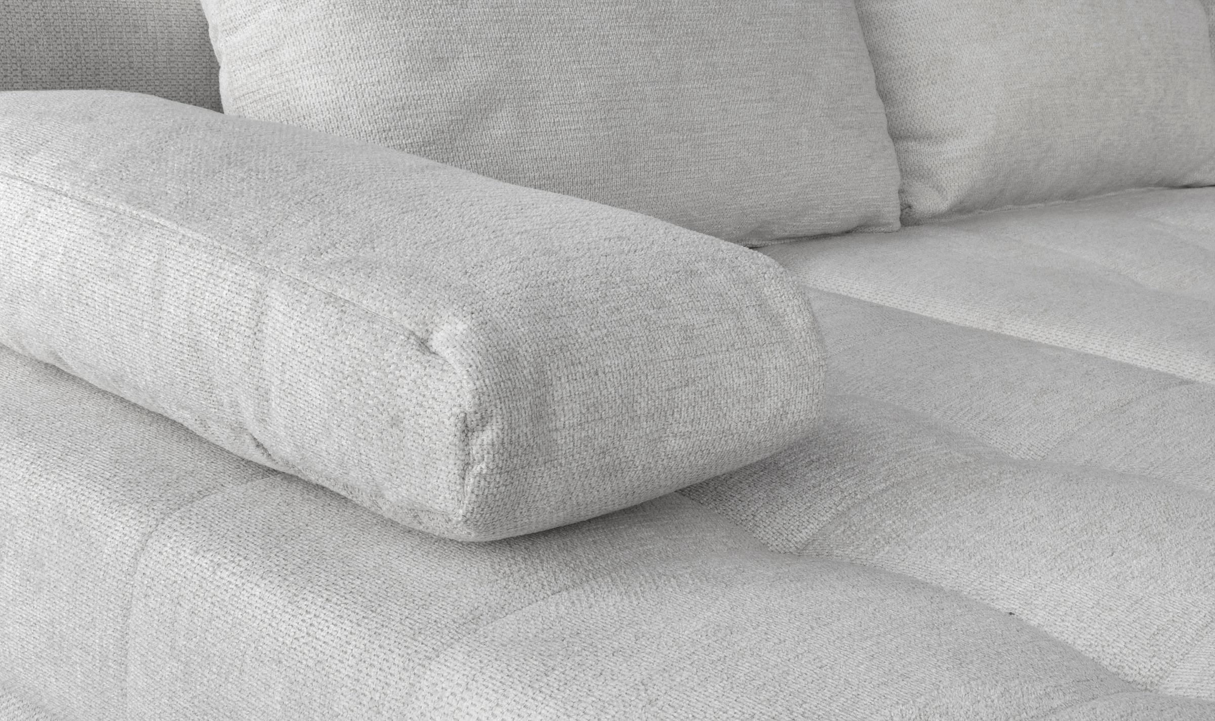 OTTO home Wohnlandschaft »Home System U-Form, von B: 269-352 cm wählbar, 6 Varianten zur Auswahl« Bettfunktion, Bettkasten & Zierkissen, Federkern