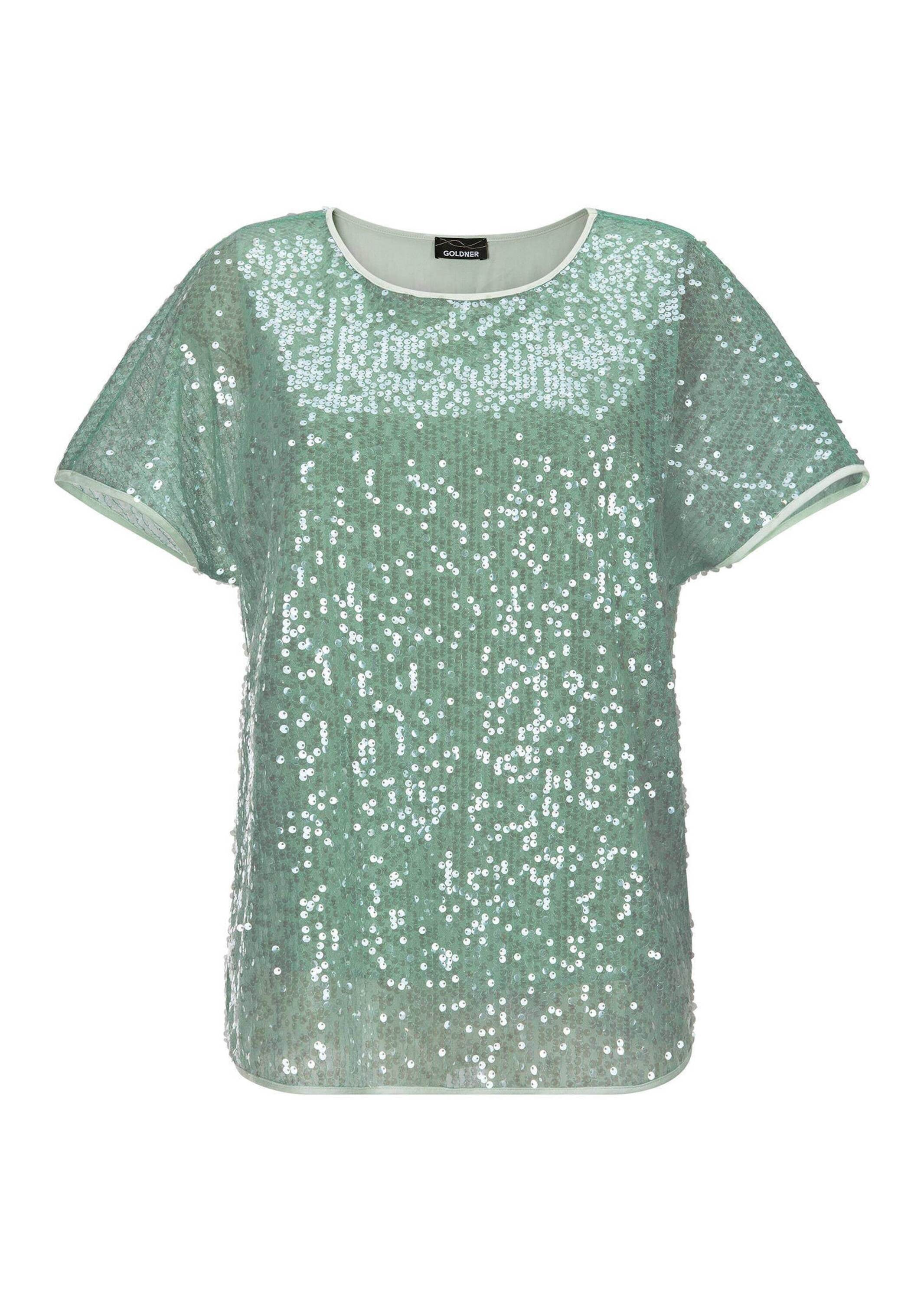 GOLDNER Satinbluse "Schlupfbluse in schimmerndem Design" figurschmeichelnde günstig online kaufen