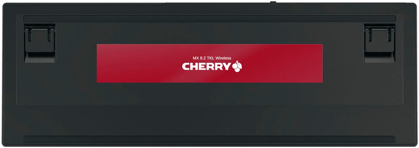 Cherry Gaming-Tastatur »MX 8.2 TKL Wireless«, (Fn-Tasten-Gaming-Modus-Funktionstasten-ausklappbare Füße-verstellbare Füße-Lautstärkeregler-USB-Anschluss)